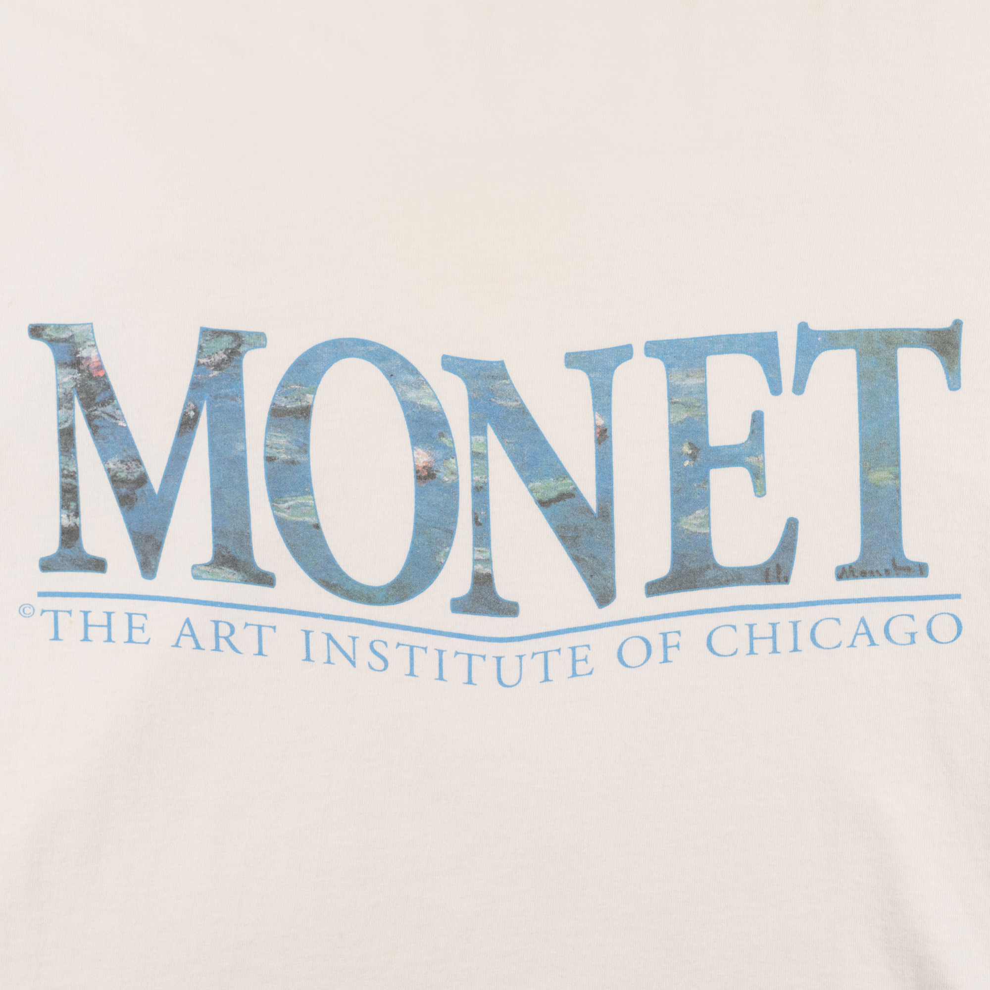 Monet Art Institute of Chicago Tee White-PLUS