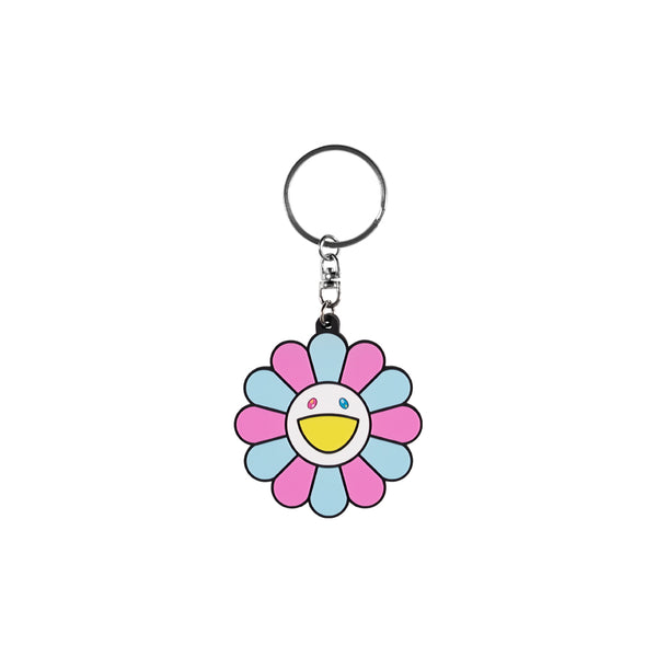 Takashi Murakami Flower Rubber Keyring Clear/Pink/Cream - US