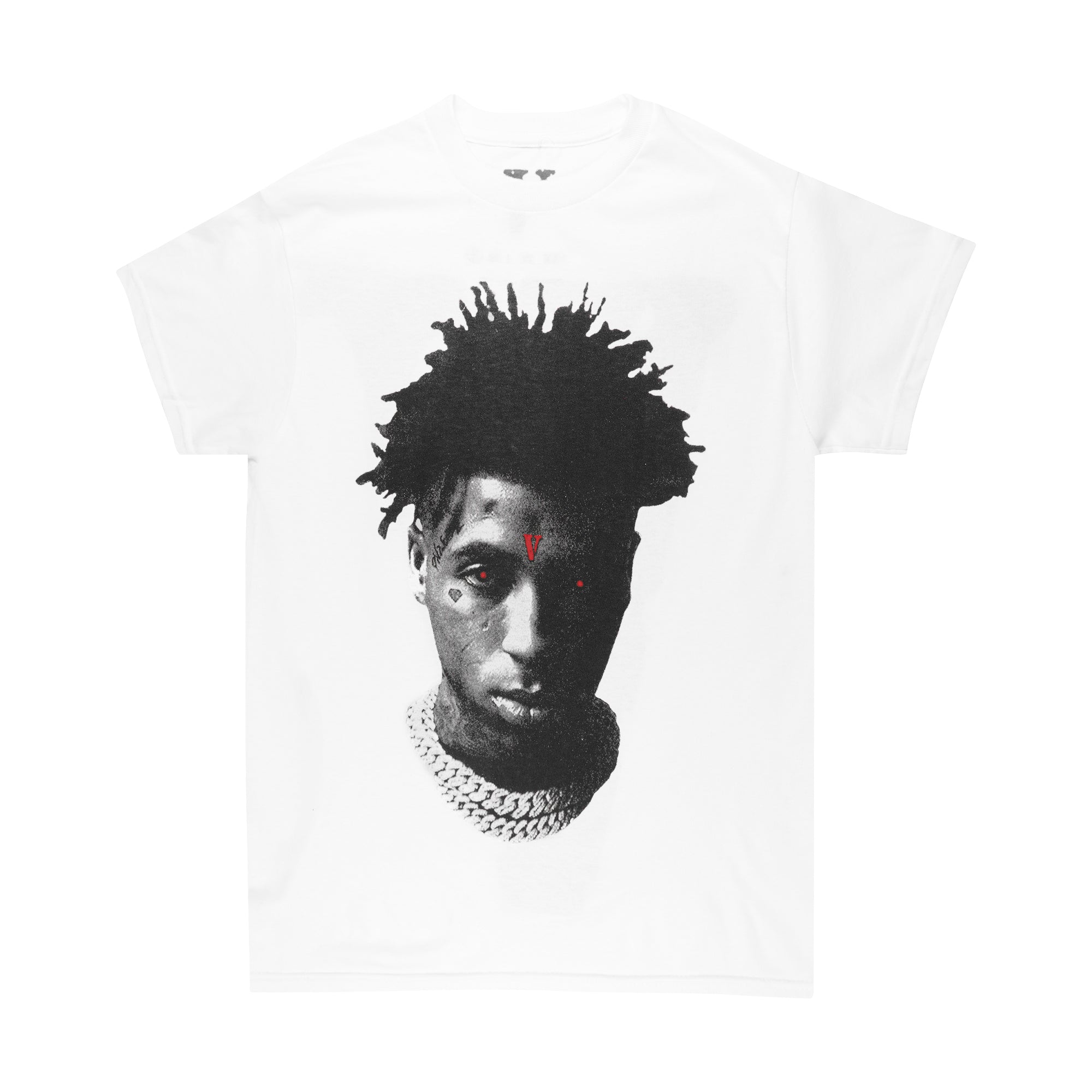 YoungBoy NBA x Vlone Reaper's Child Tee White | PLUS