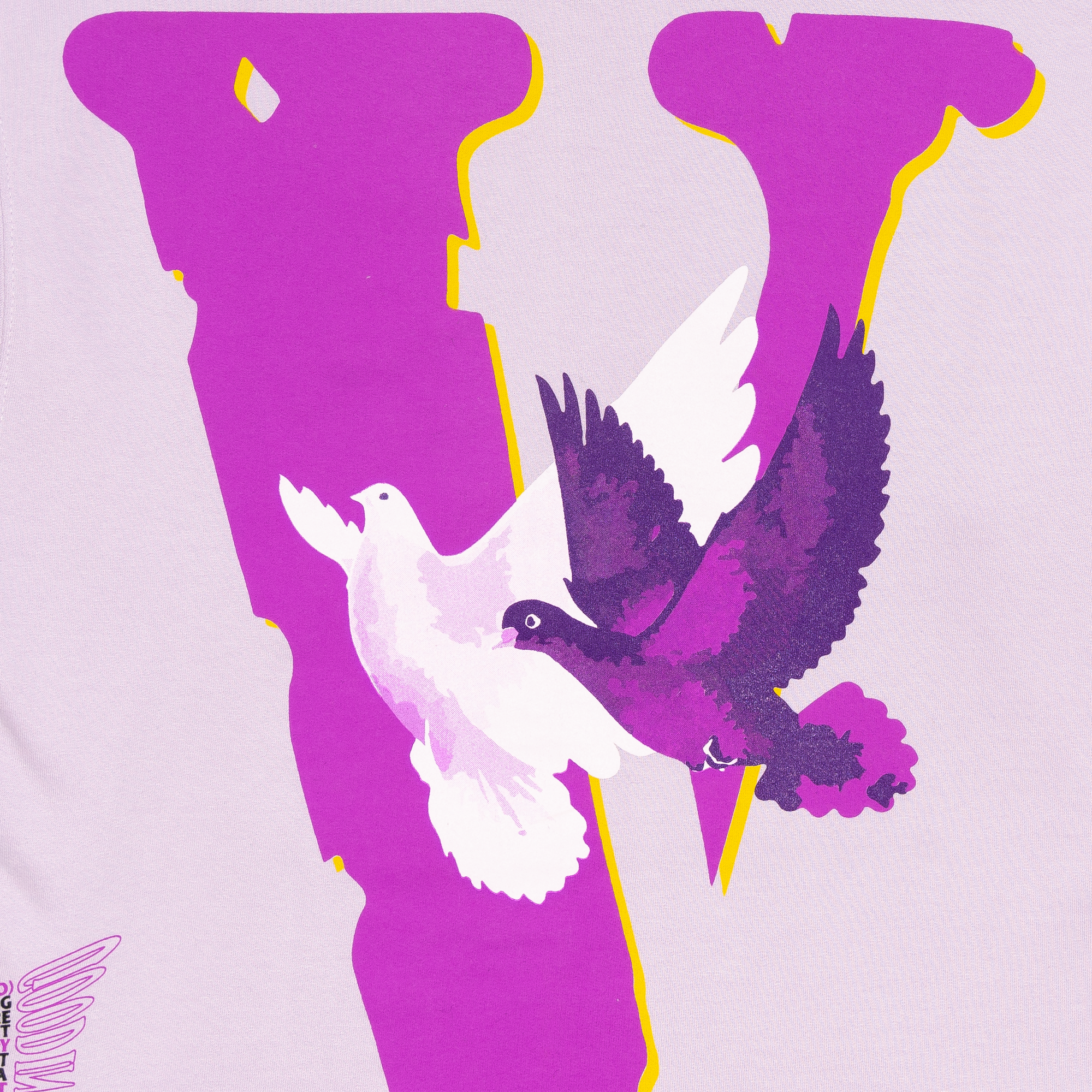 Nav x Vlone Doves Hoodie Purple-PLUS