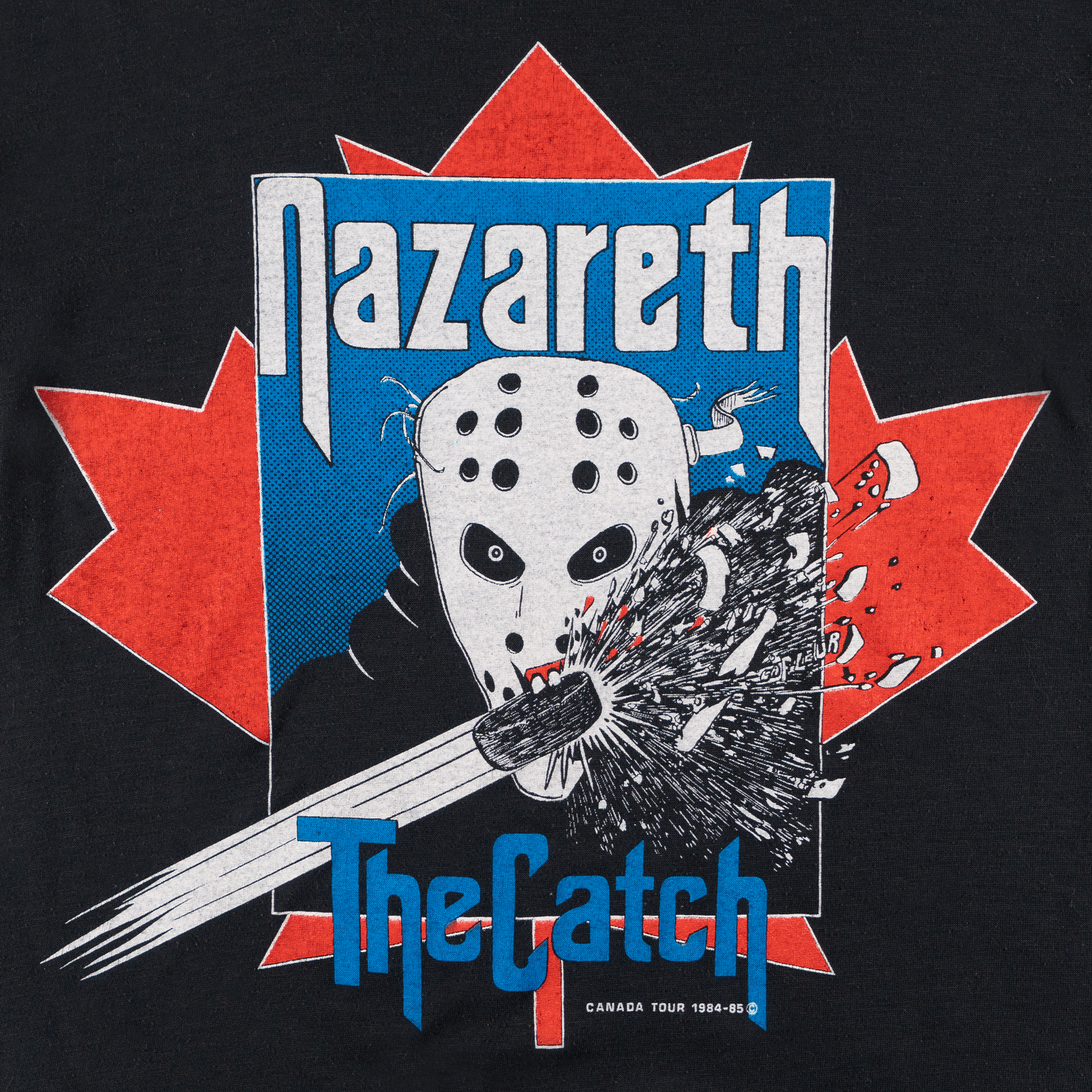 Nazareth "The Catch" 1984 Tee Black-PLUS