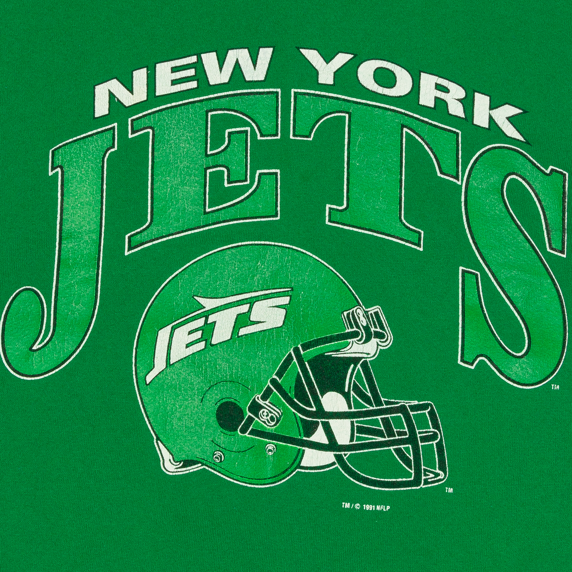 New York Jets NFL 1991 Crewneck Green-PLUS