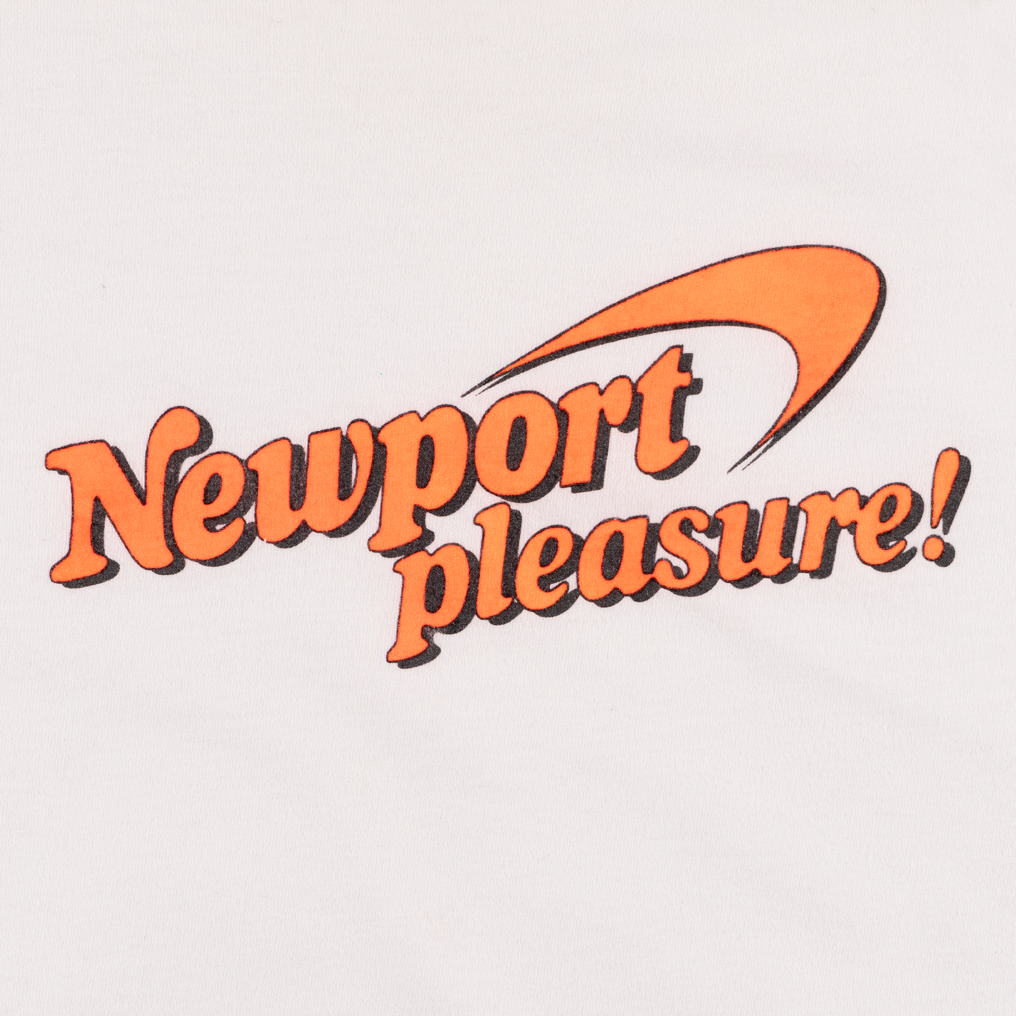 "Newport Pleasure" Cigarettes Tee White-PLUS