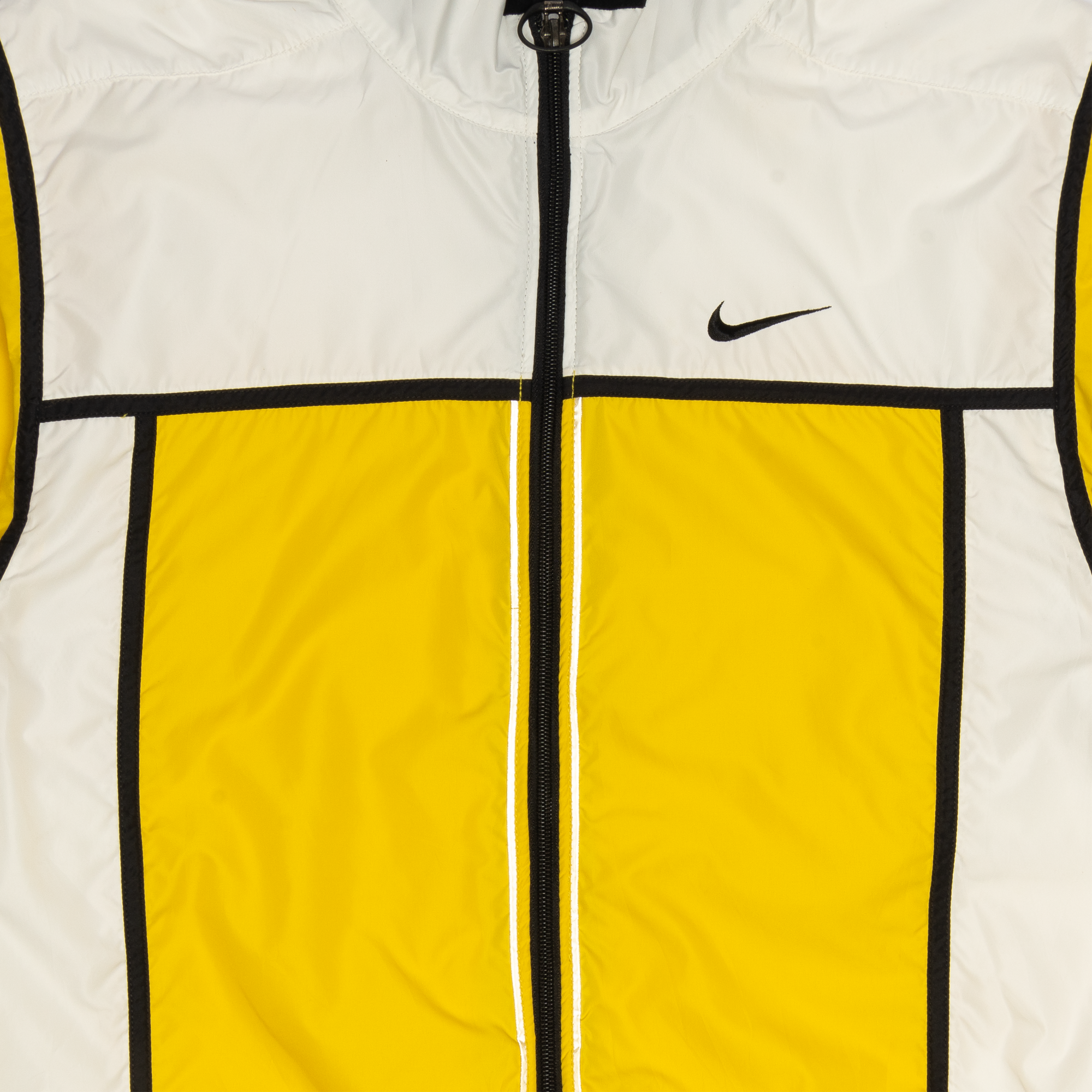 Nike Mesh Lined 90s Windbreaker Jacket Yellow-PLUS