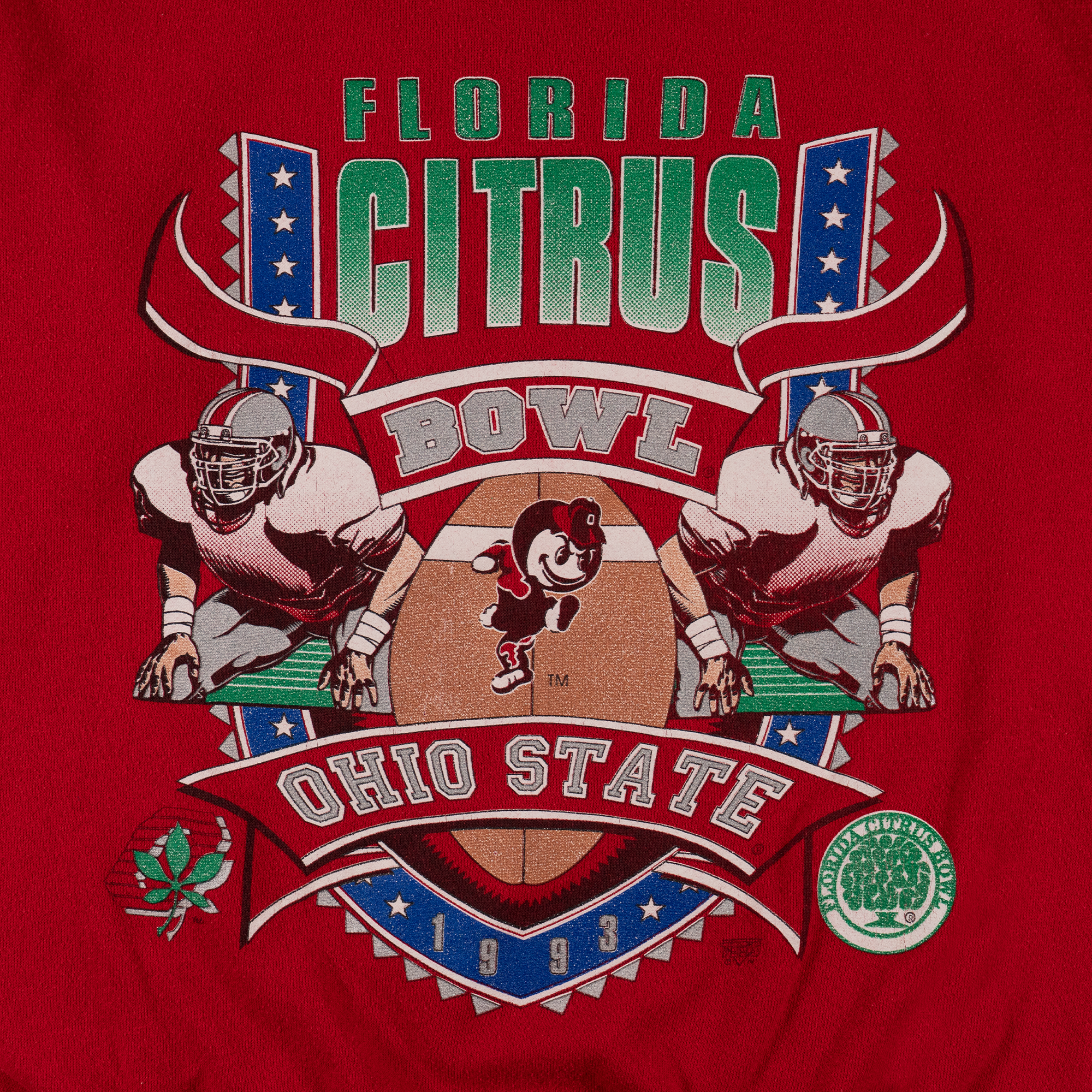 Florida Citrus Bowl Ohio State 1993 Crewneck Red-PLUS