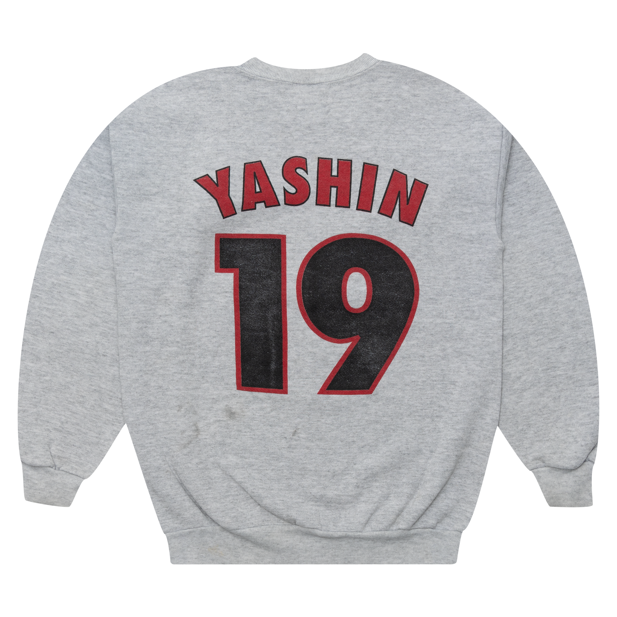 Ottawa Senators Alexei Yashin #19 NHL Crewneck Grey-PLUS