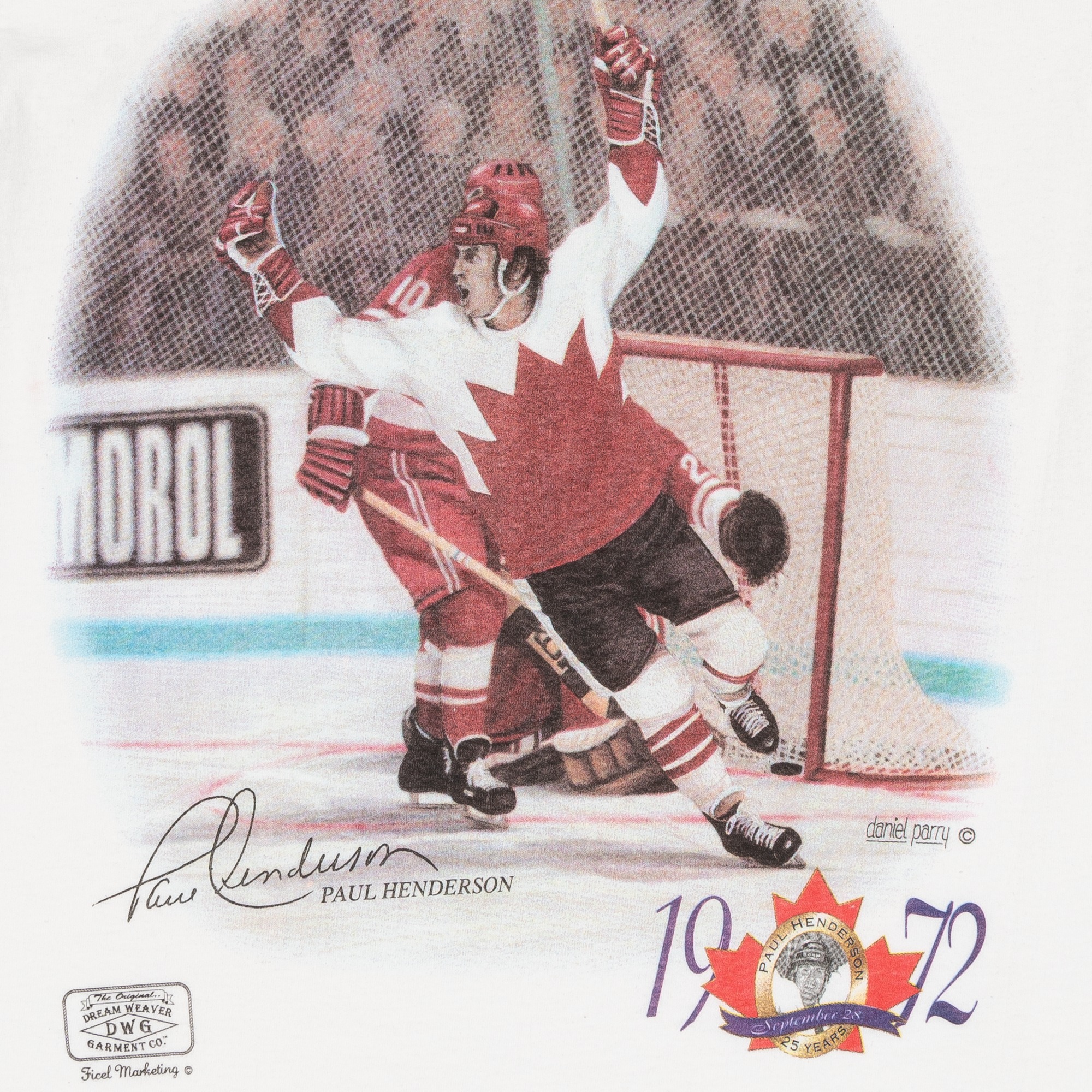 Paul Henderson Team Canada 25 Years 1997 Tee White-PLUS