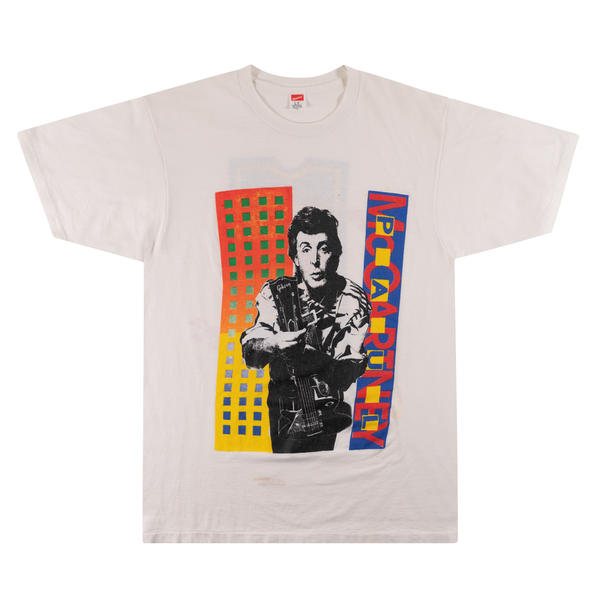 Paul McCartney "Friends Of The Earth" Live Tour 1990 Tee White-PLUS