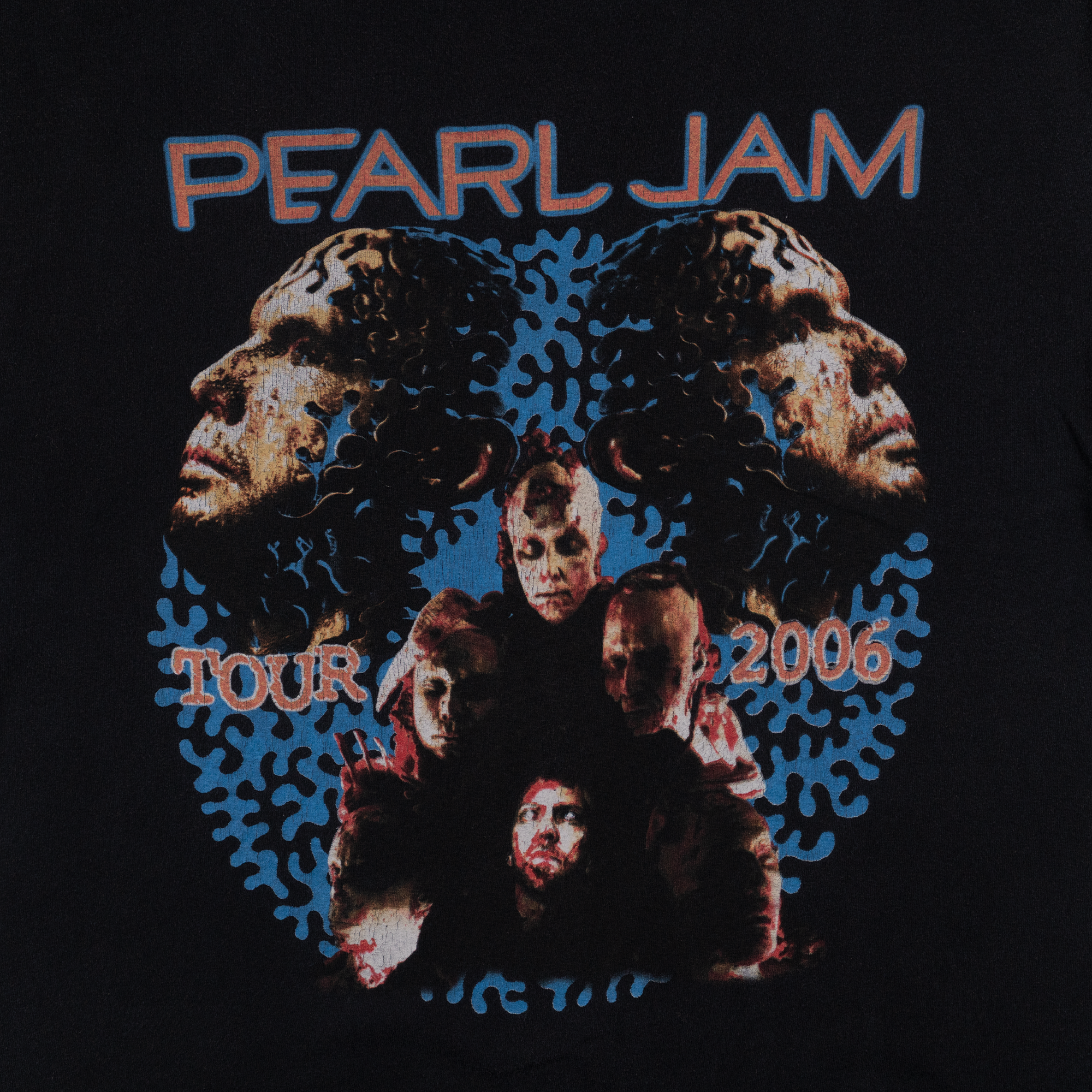 Pearl Jam 2006 Tour Tee Black-PLUS