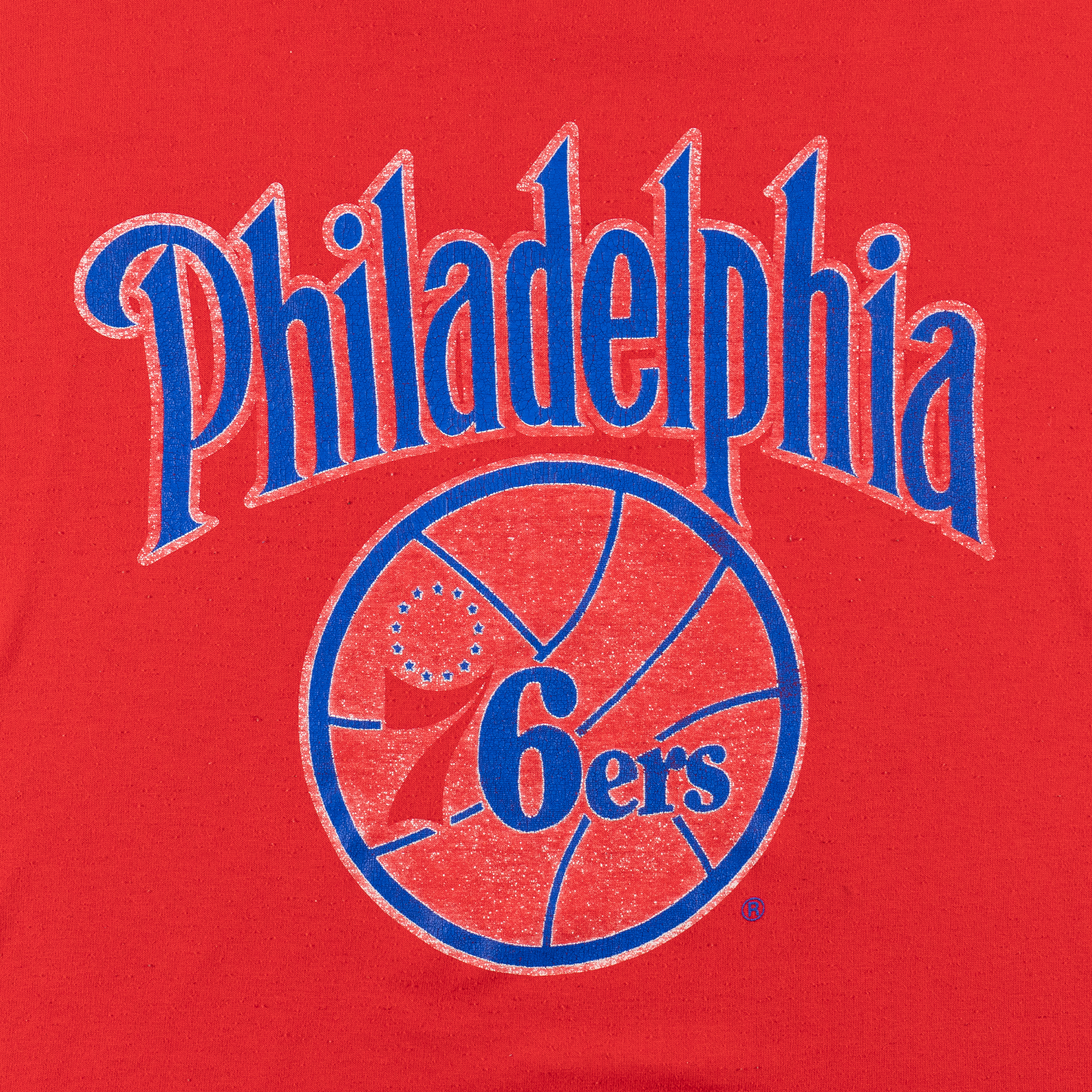 Philadelphia 76ers Tee Red-PLUS