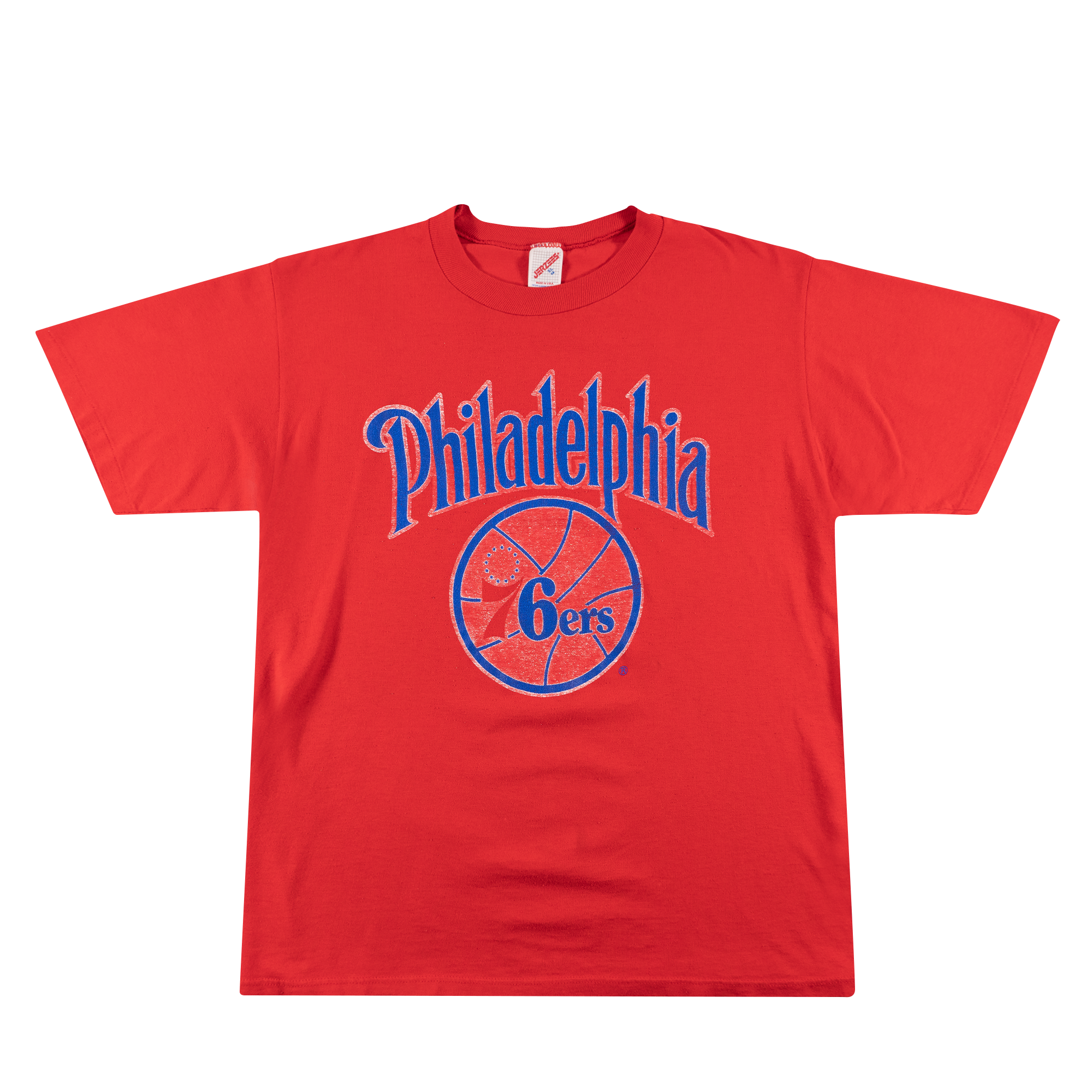 Philadelphia 76ers Tee Red-PLUS