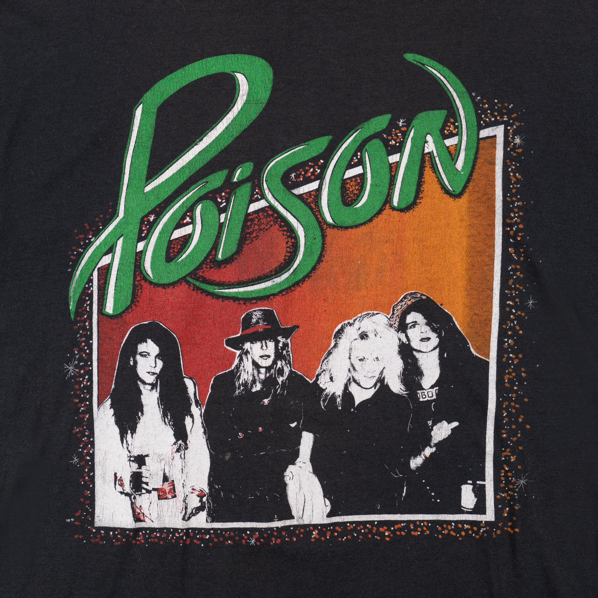 1980’s Poison Tour Tee Black-PLUS