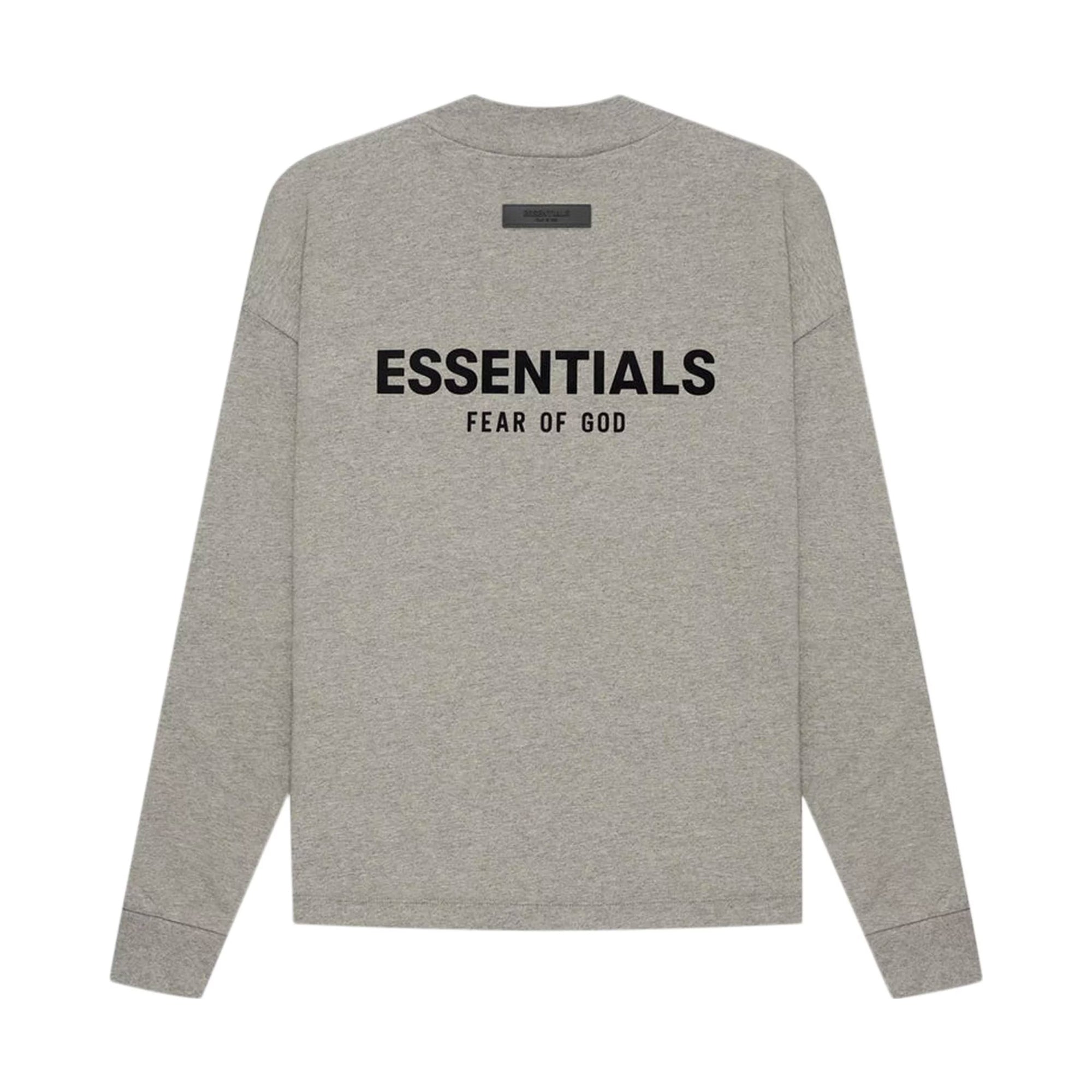 FOG Essentials L/S T-Shirt Dark Oatmeal (SS22)-PLUS