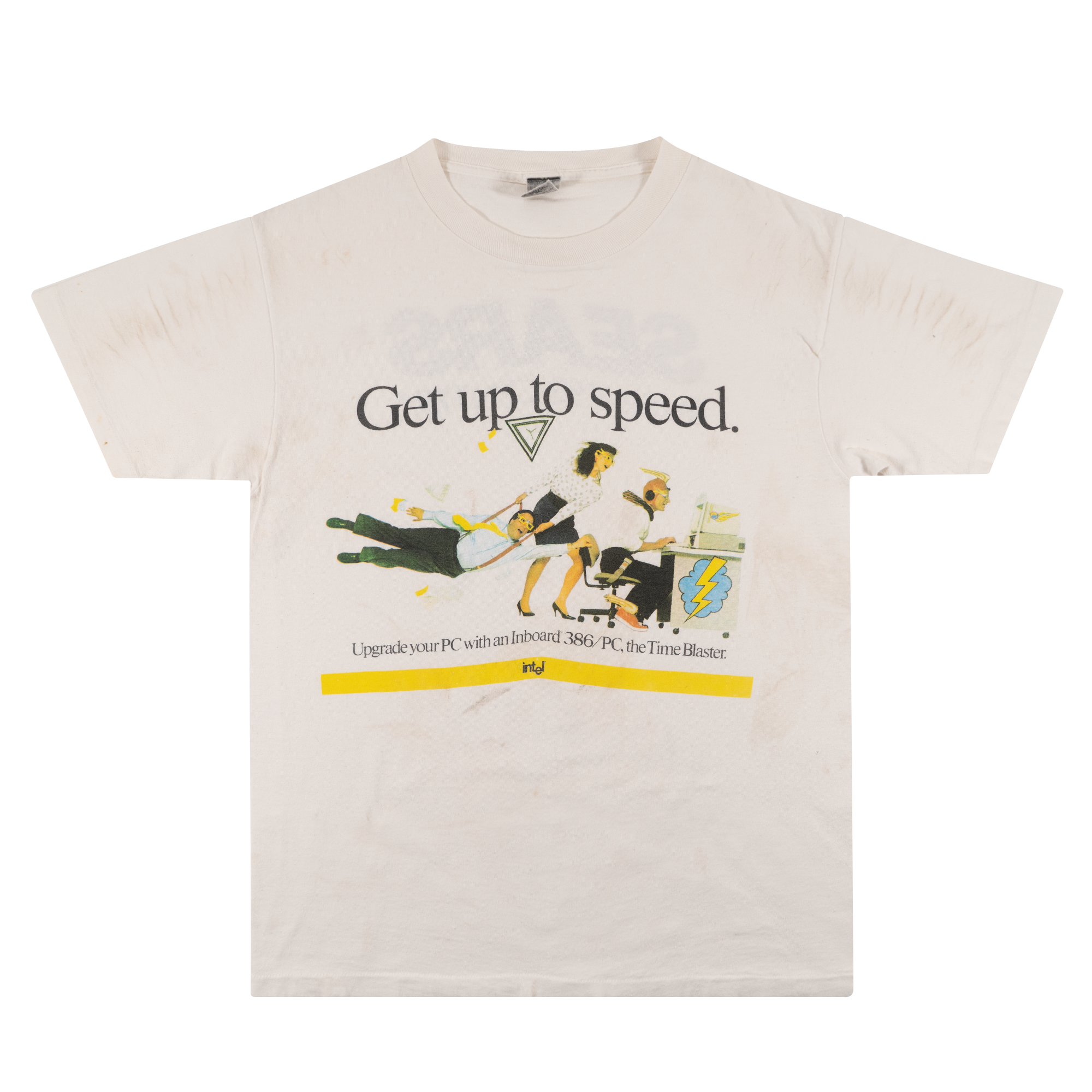 Get Up To Speed Intel Sears Tee White-PLUS