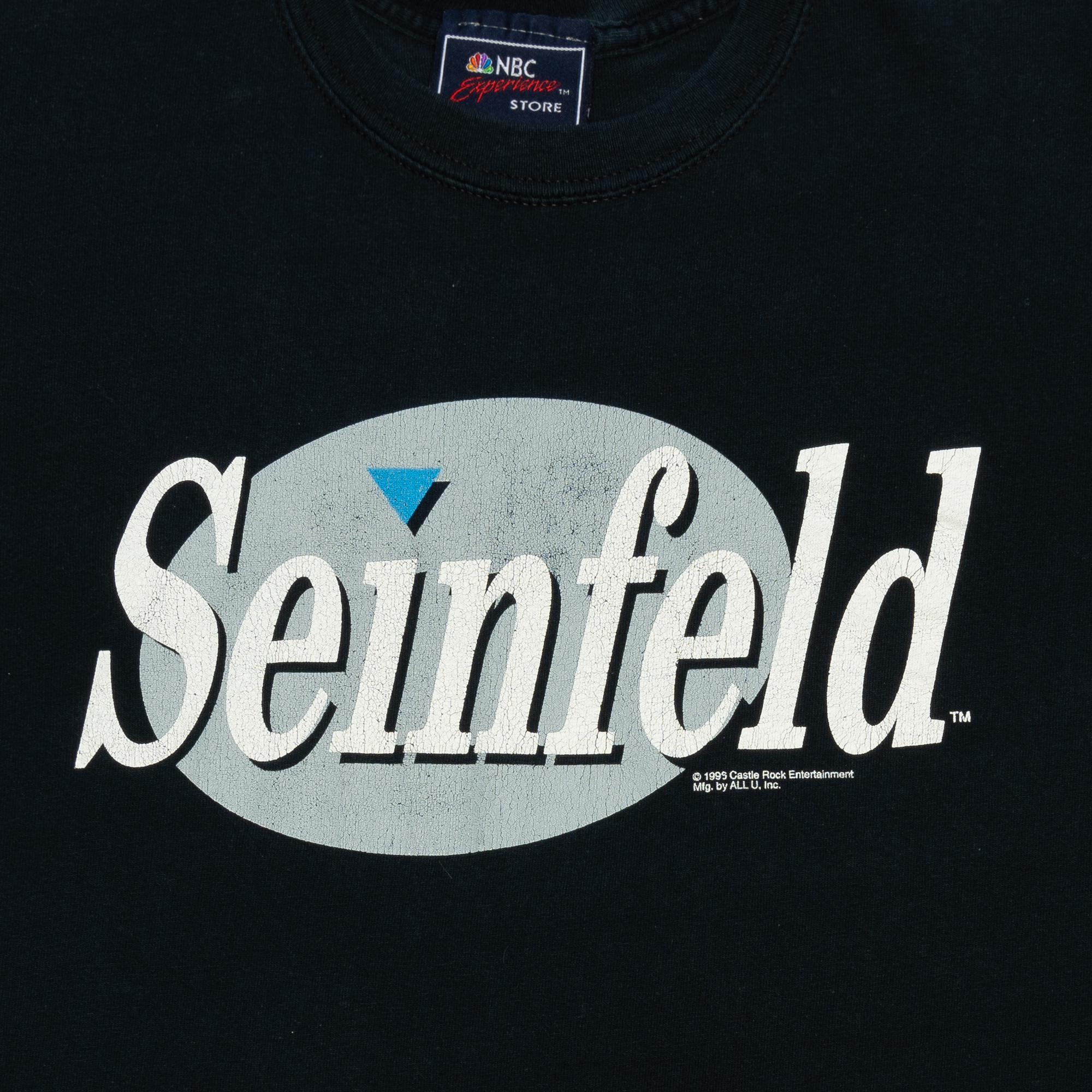Seinfeld American Sitcom 1999 Promo Tee Black-PLUS