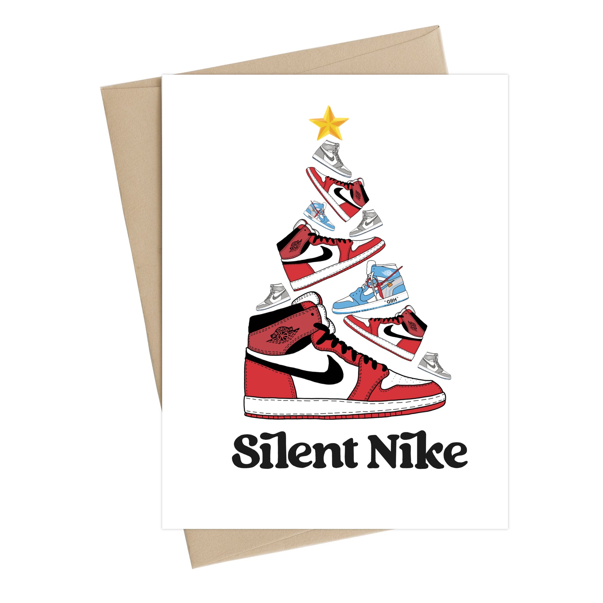 "Silent Nike" Greeting Card-PLUS