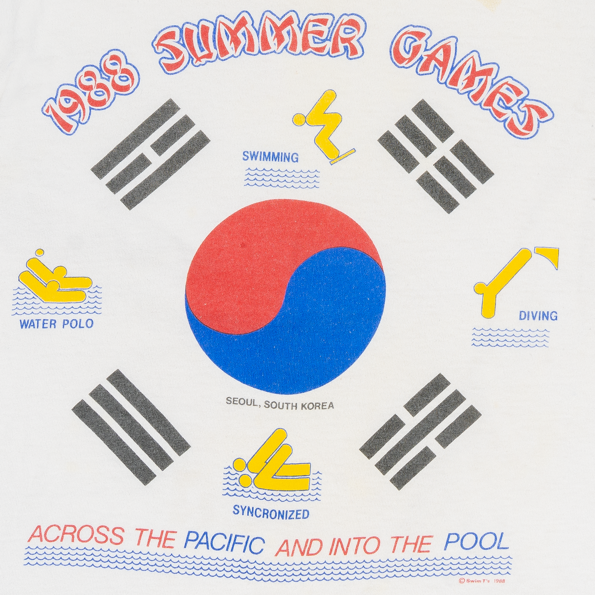 Seoul Summer Games 1988 Tee White-PLUS