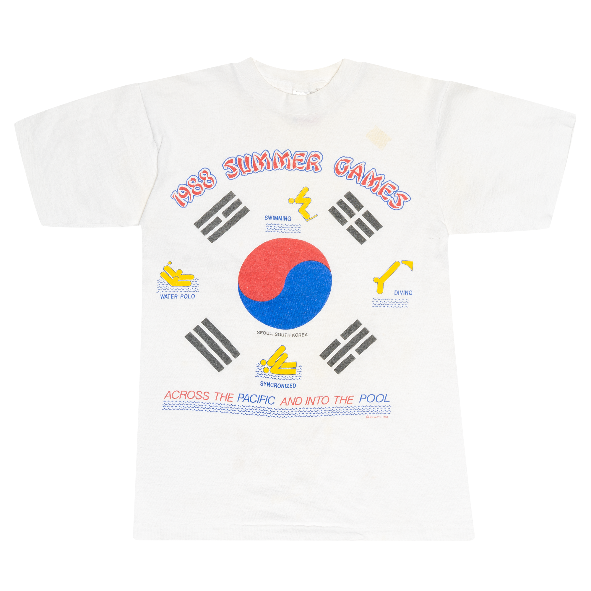 Seoul Summer Games 1988 Tee White-PLUS