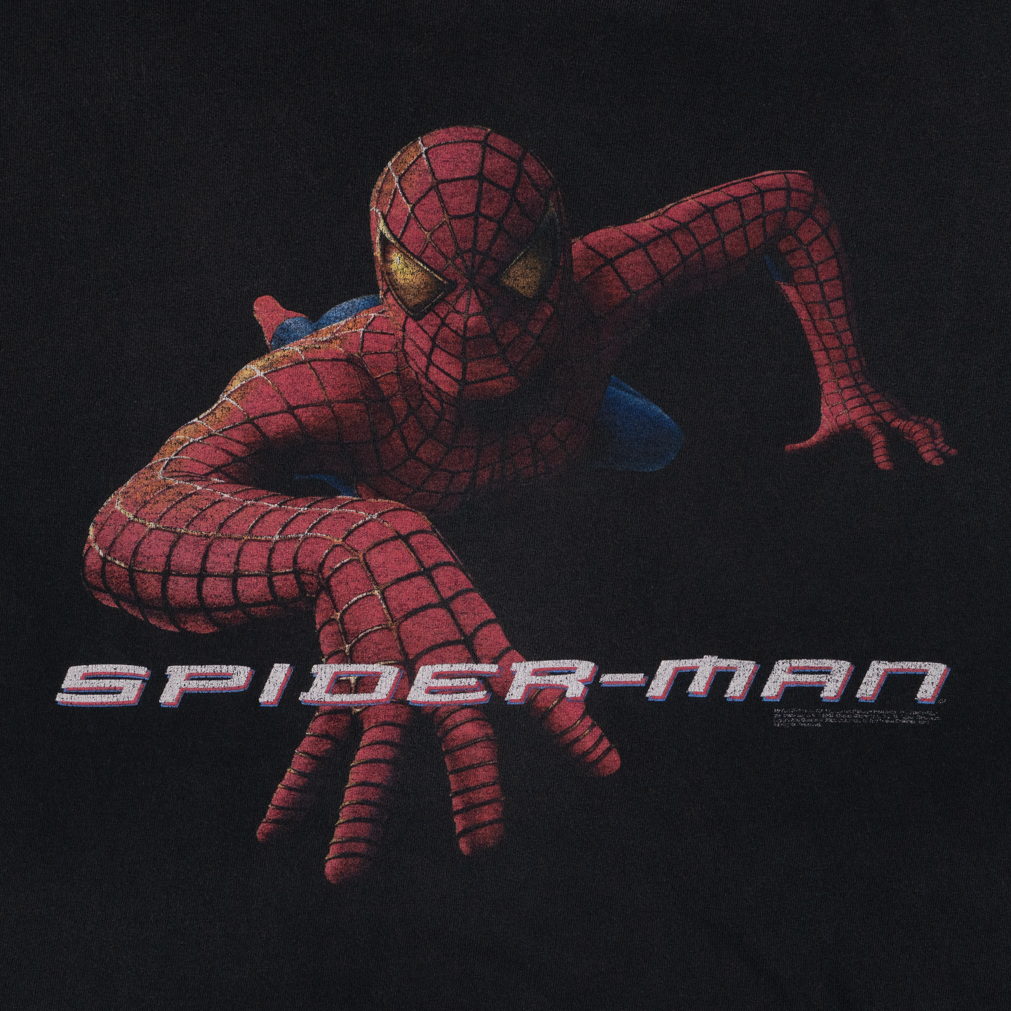 Spider-Man Movie Promo "Hollywood Video" L/S Tee Black-PLUS