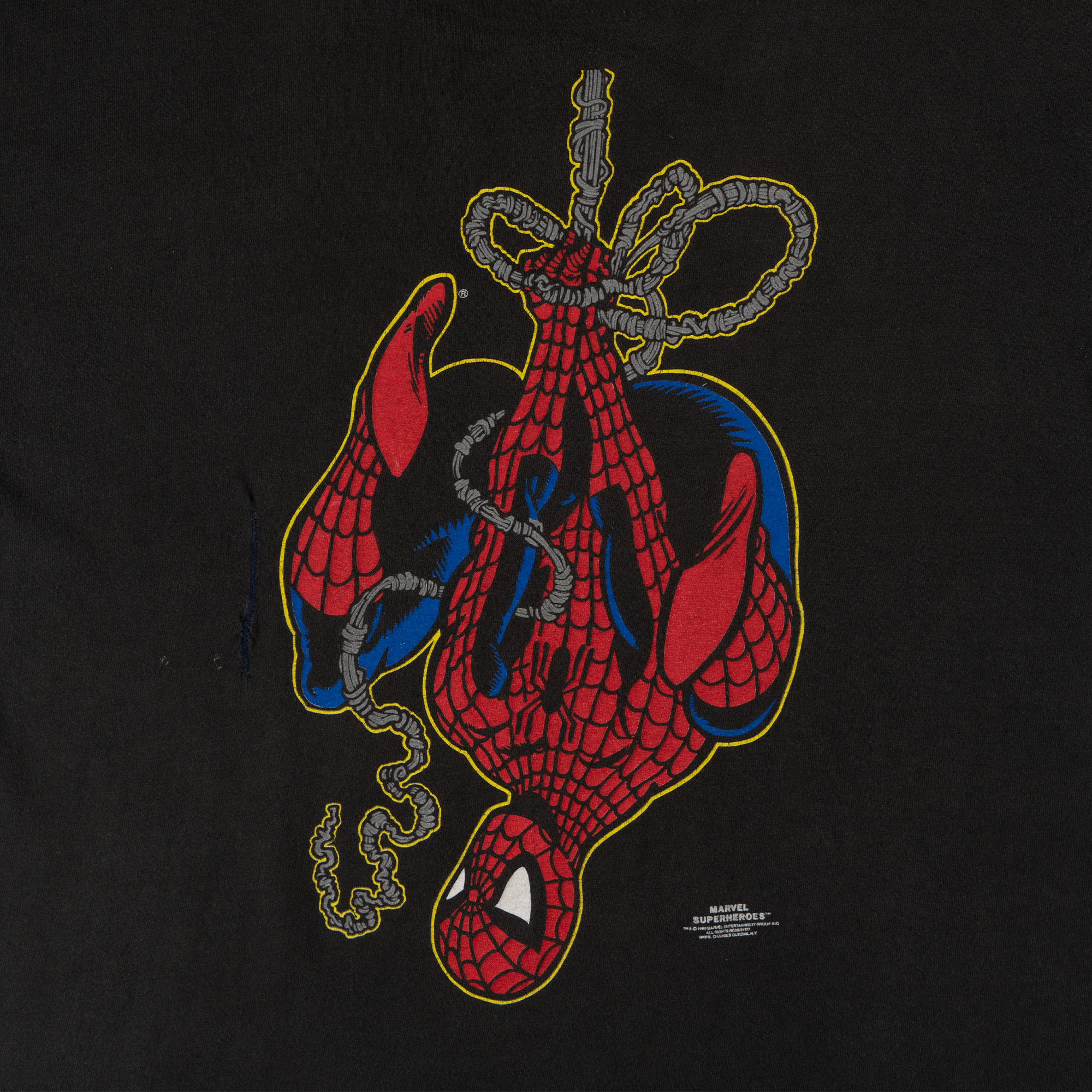 Spiderman 1989 Marvel Superheroes Tee Black-PLUS