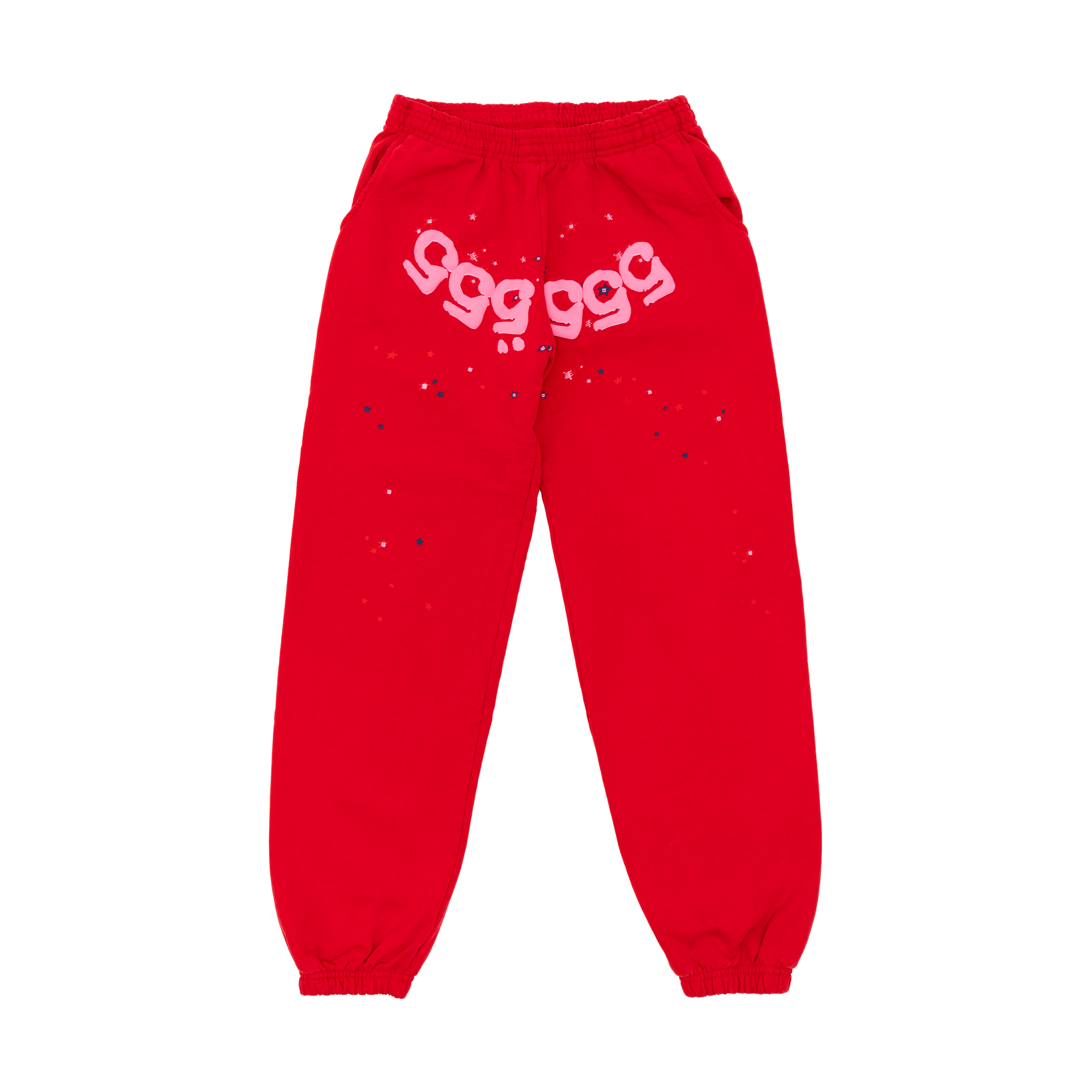 Spider Worldwide Red Angel Number 555 Sweatpants Red-PLUS