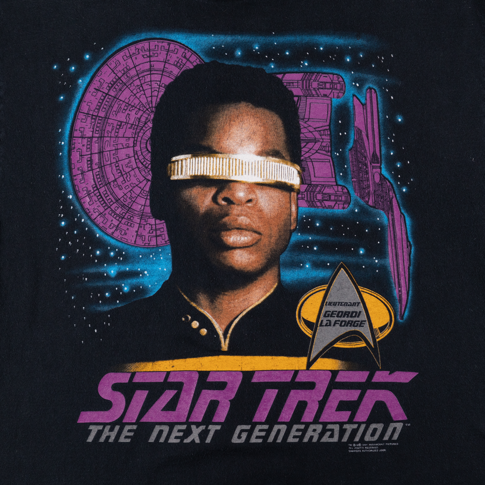 Star Trek The Next Generation Tee Black-PLUS