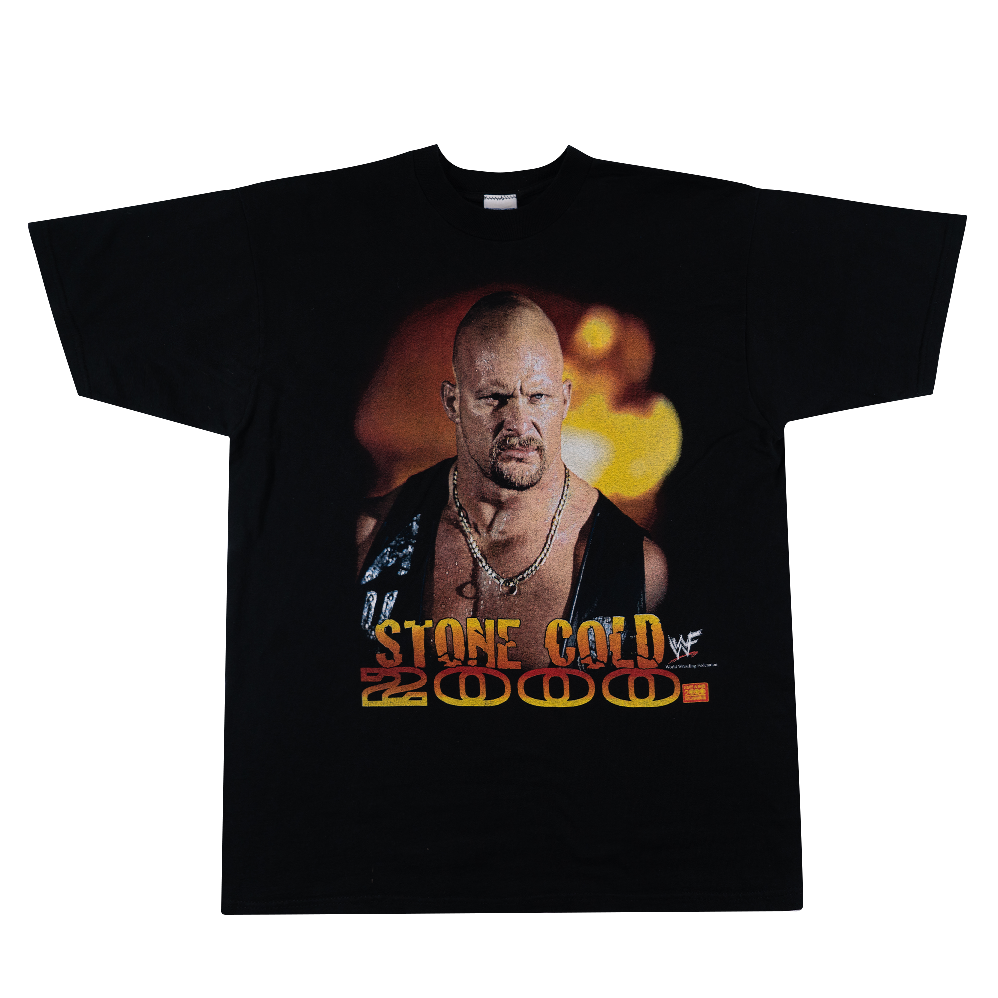 Stone Cold Steve Austin 2000 WWF Tee Black-PLUS