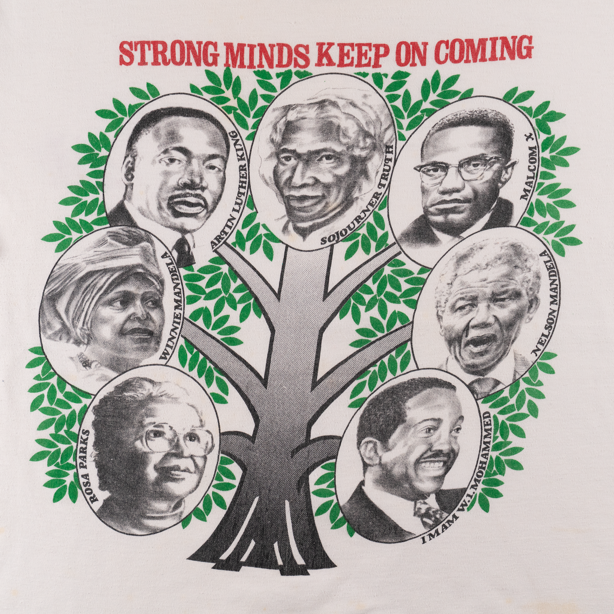 Strong Minds Keep On Coming Memorial Tee White-PLUS
