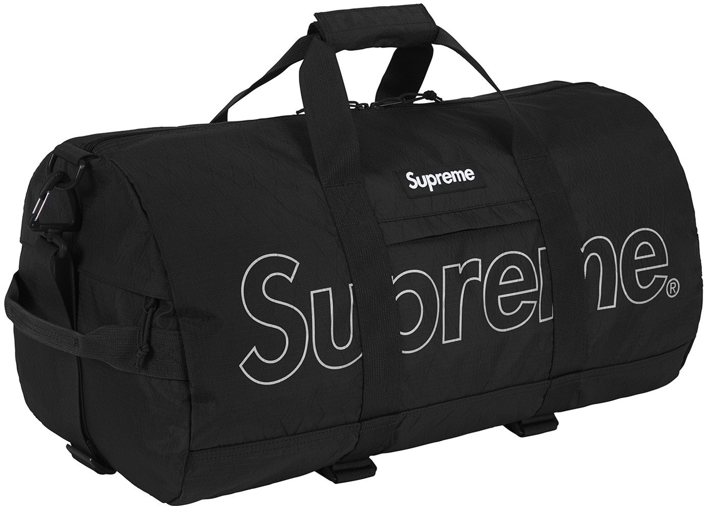 Supreme Duffle Bag (FW18) Black-PLUS