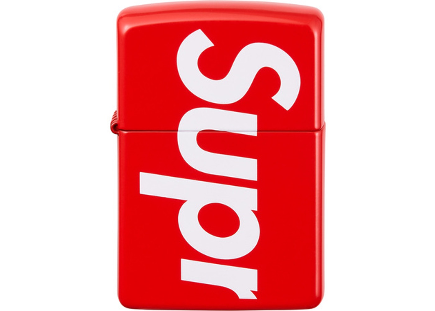 Supreme Logo Zippo Red-PLUS