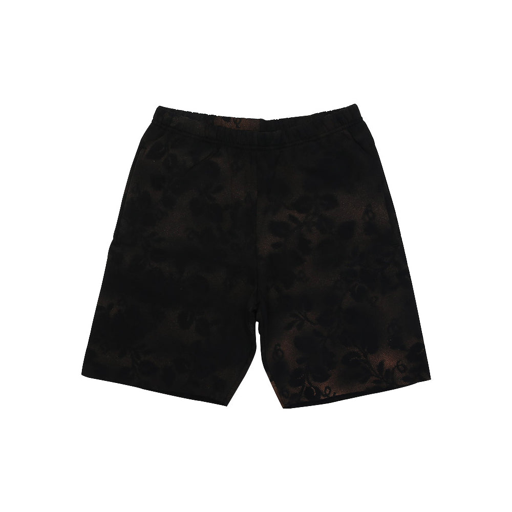 Supreme Bleached Lace Shorts Black-PLUS