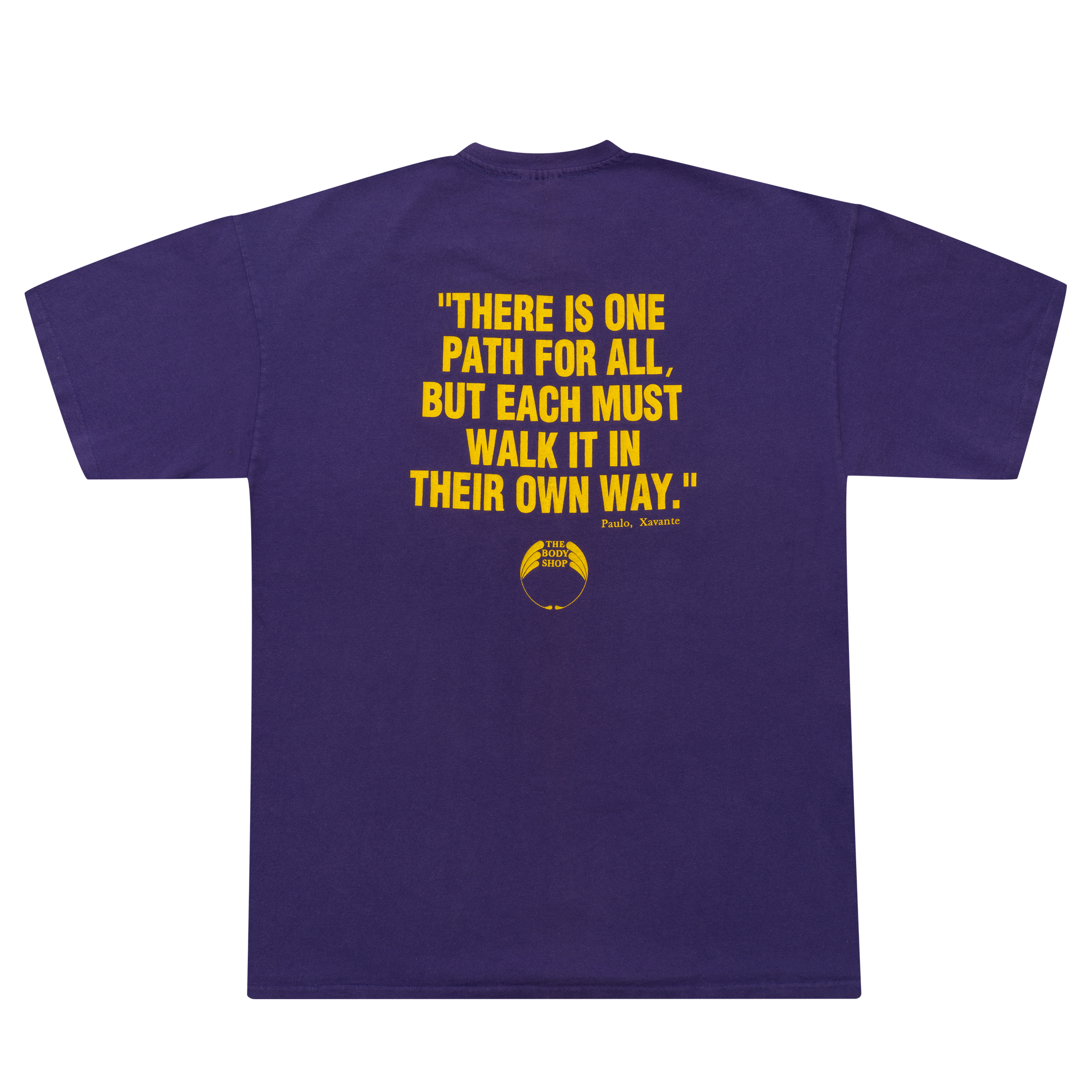 The Body Shop "There Is One Path" 90s Tee Purple-PLUS