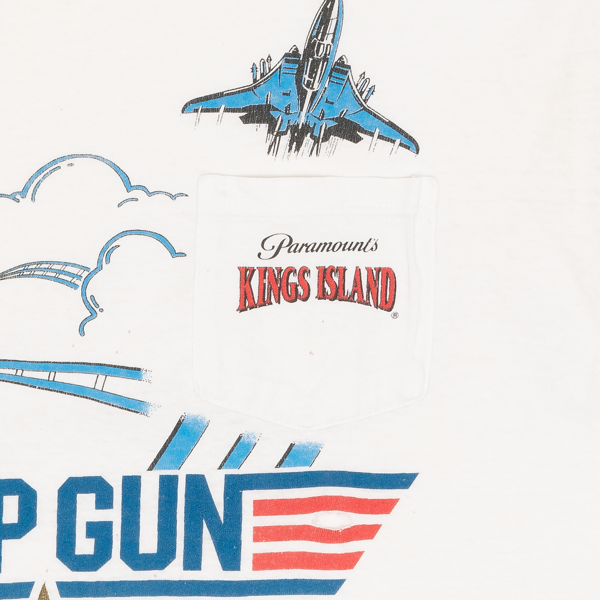 Top Gun Paramounts Kings Island Tee White-PLUS