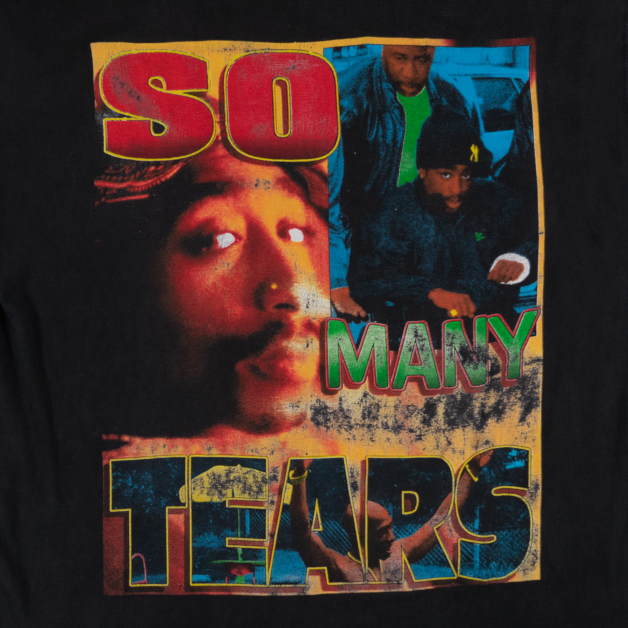 Tupac So Many Tears Rap Tee-PLUS