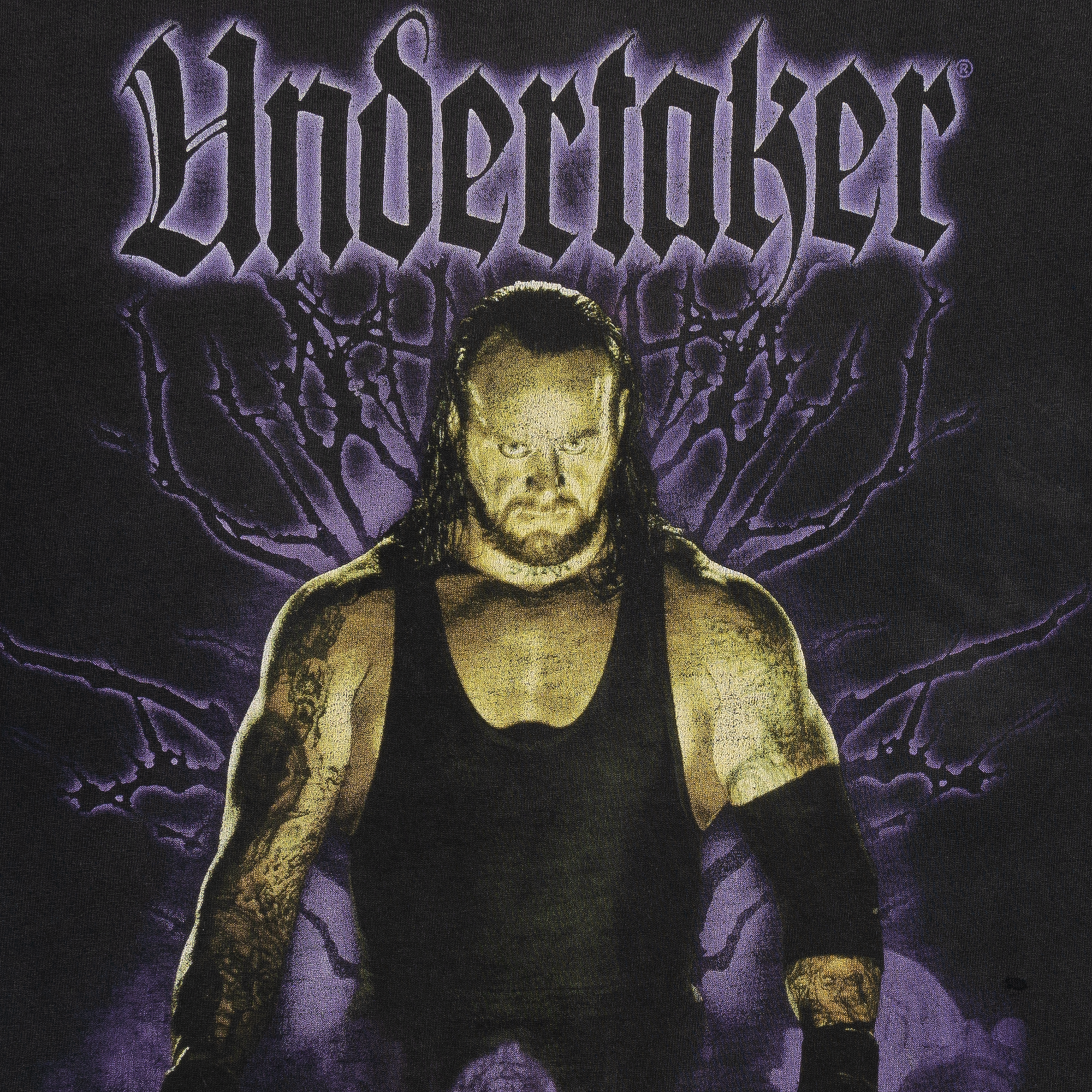 WWE Undertaker Solo Graveyard Graphic Tee Black-PLUS