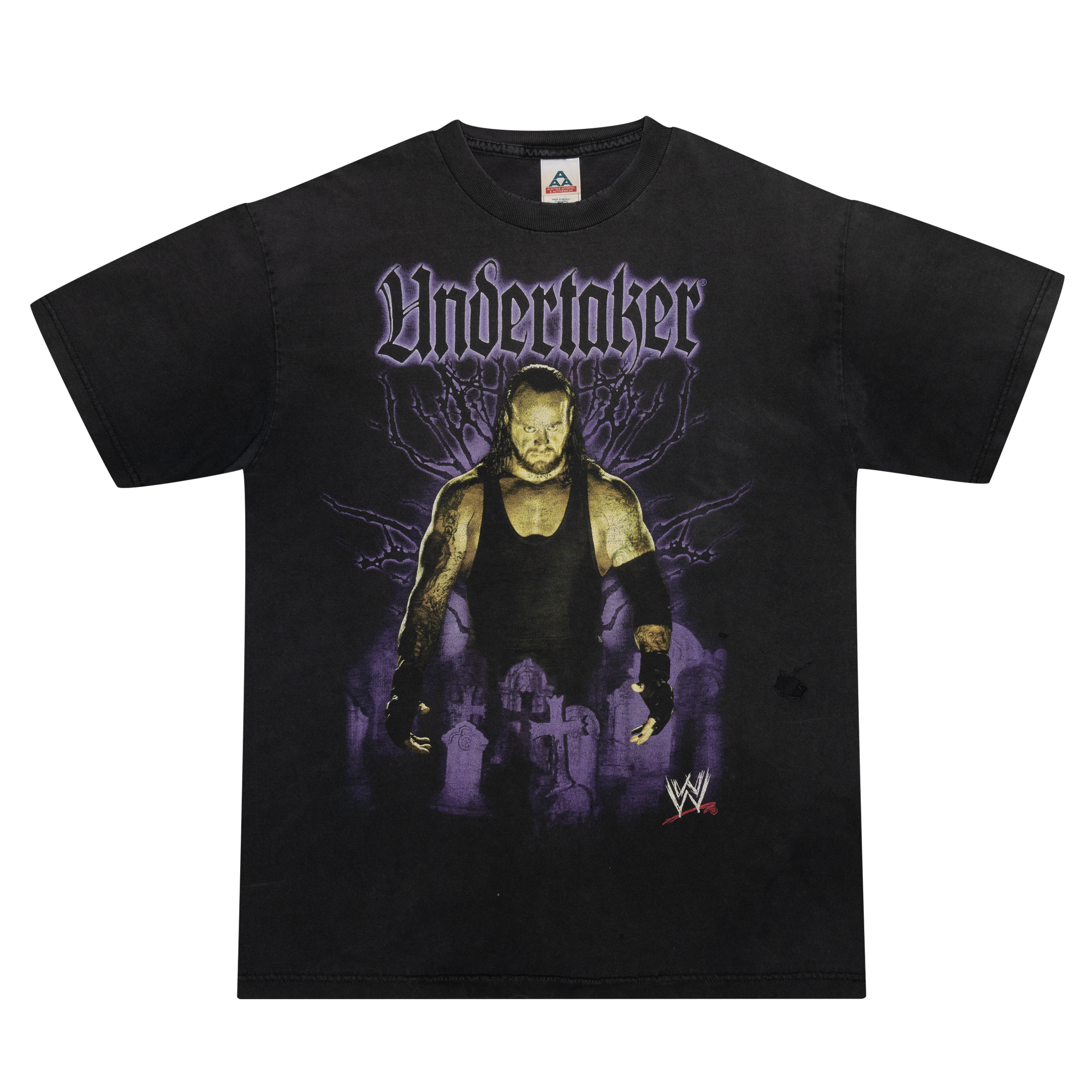 WWE Undertaker Solo Graveyard Graphic Tee Black-PLUS