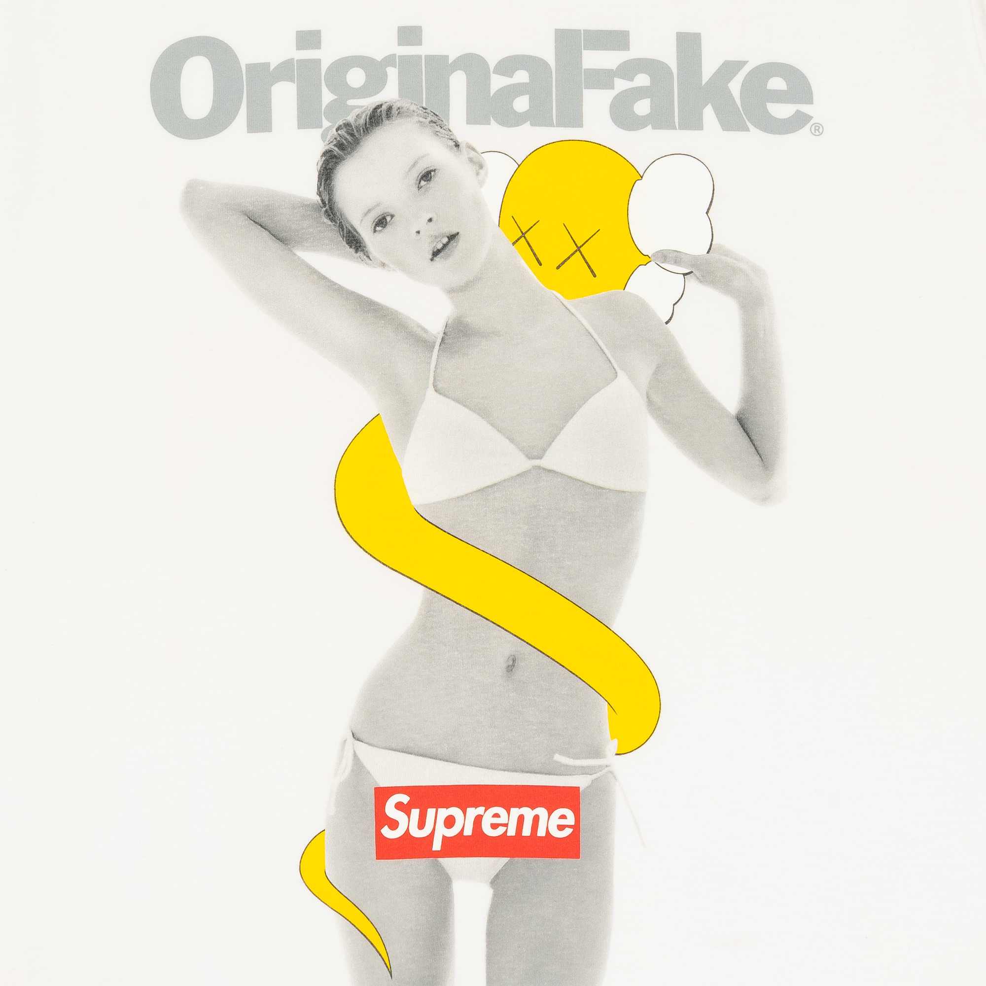 Supreme Kate Moss Original Fake Tee White (2004)-PLUS
