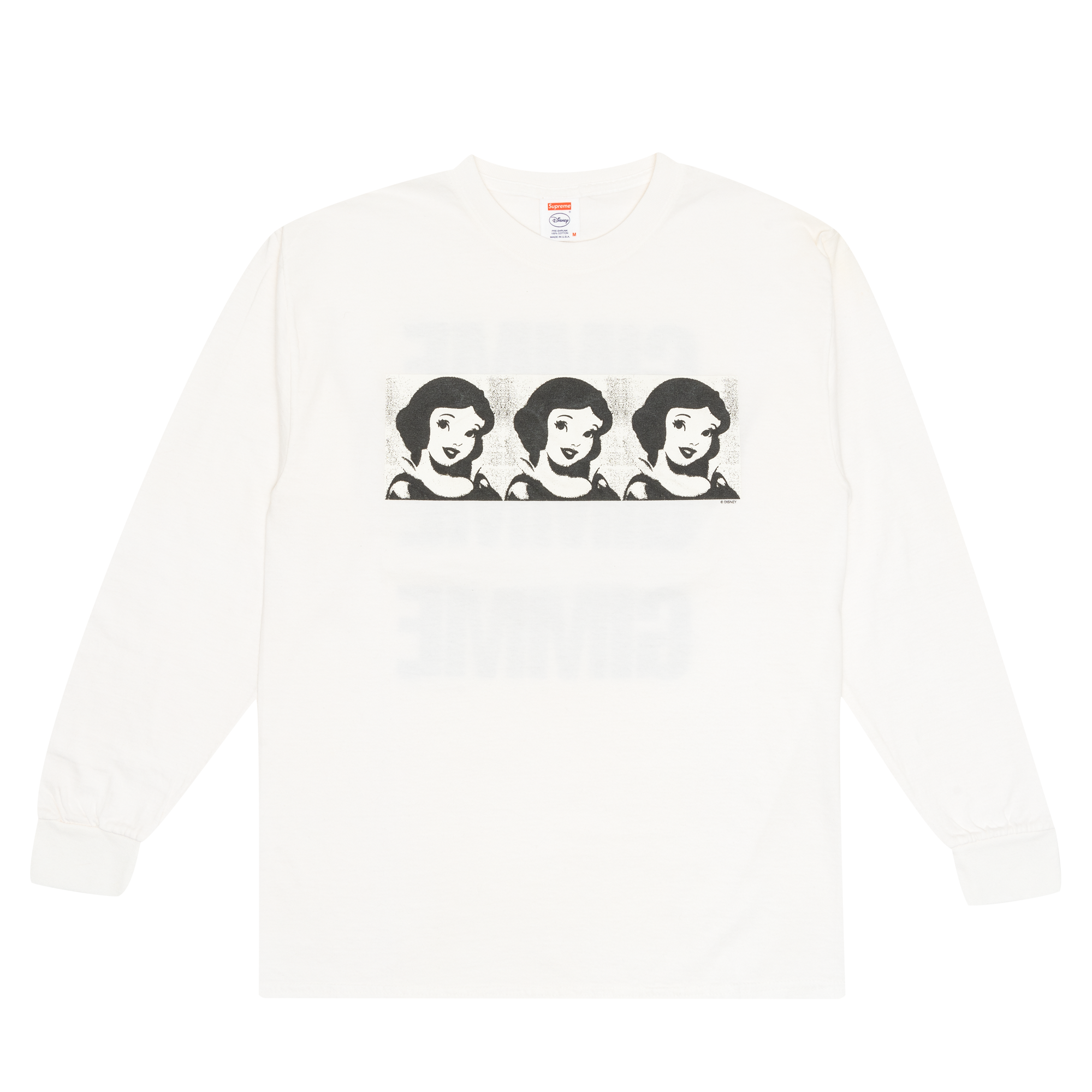 2010 Supreme Disney Snow White L/S Tee White | PLUS