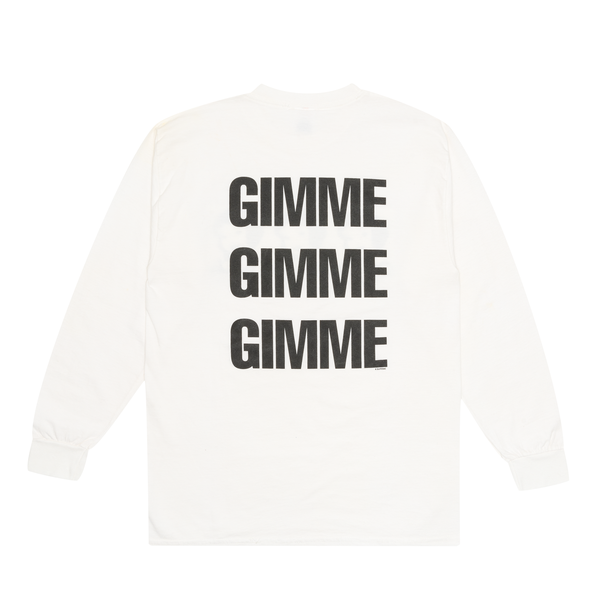 Supreme snow sales white long sleeve