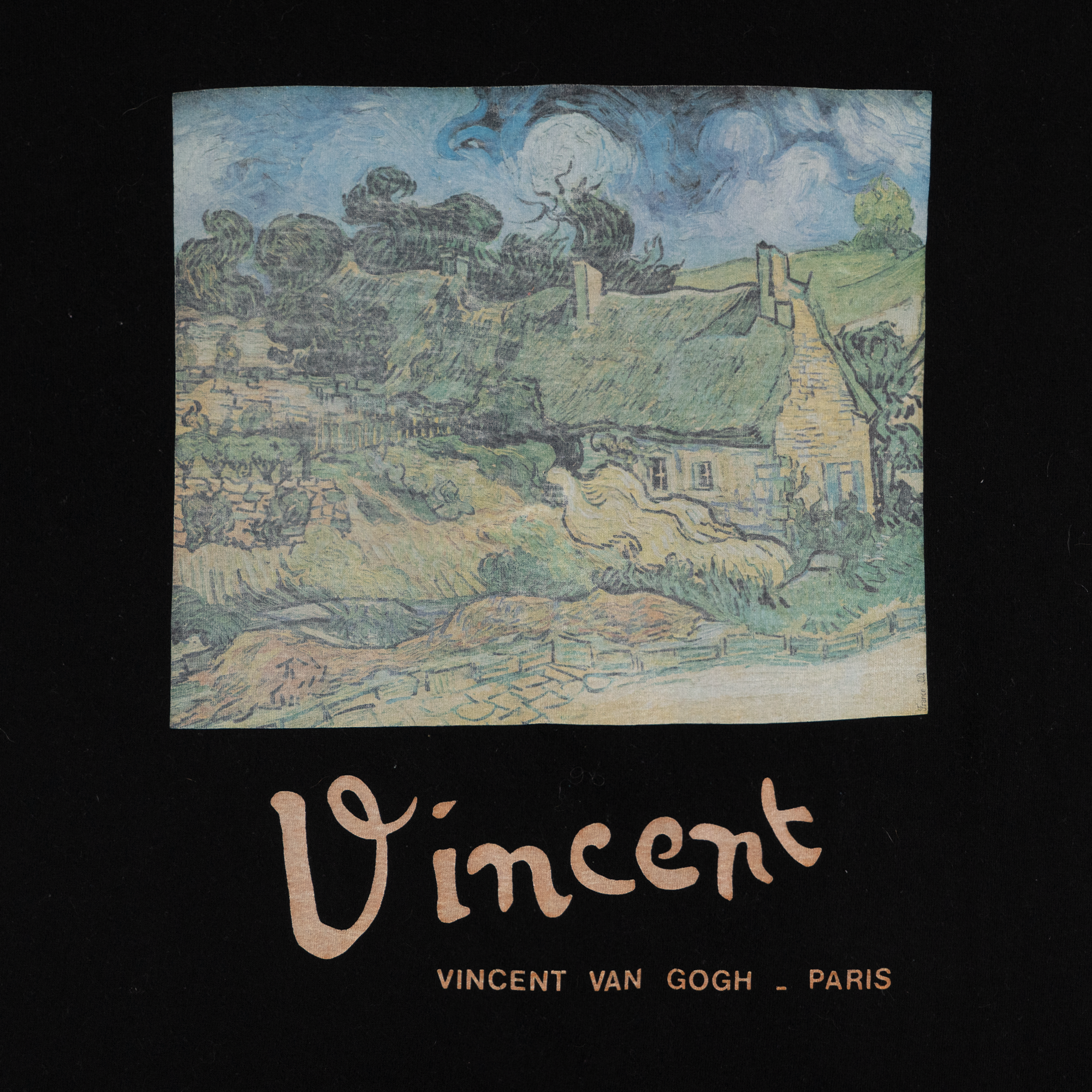 Vincent Van Gogh Paris Tee Black-PLUS