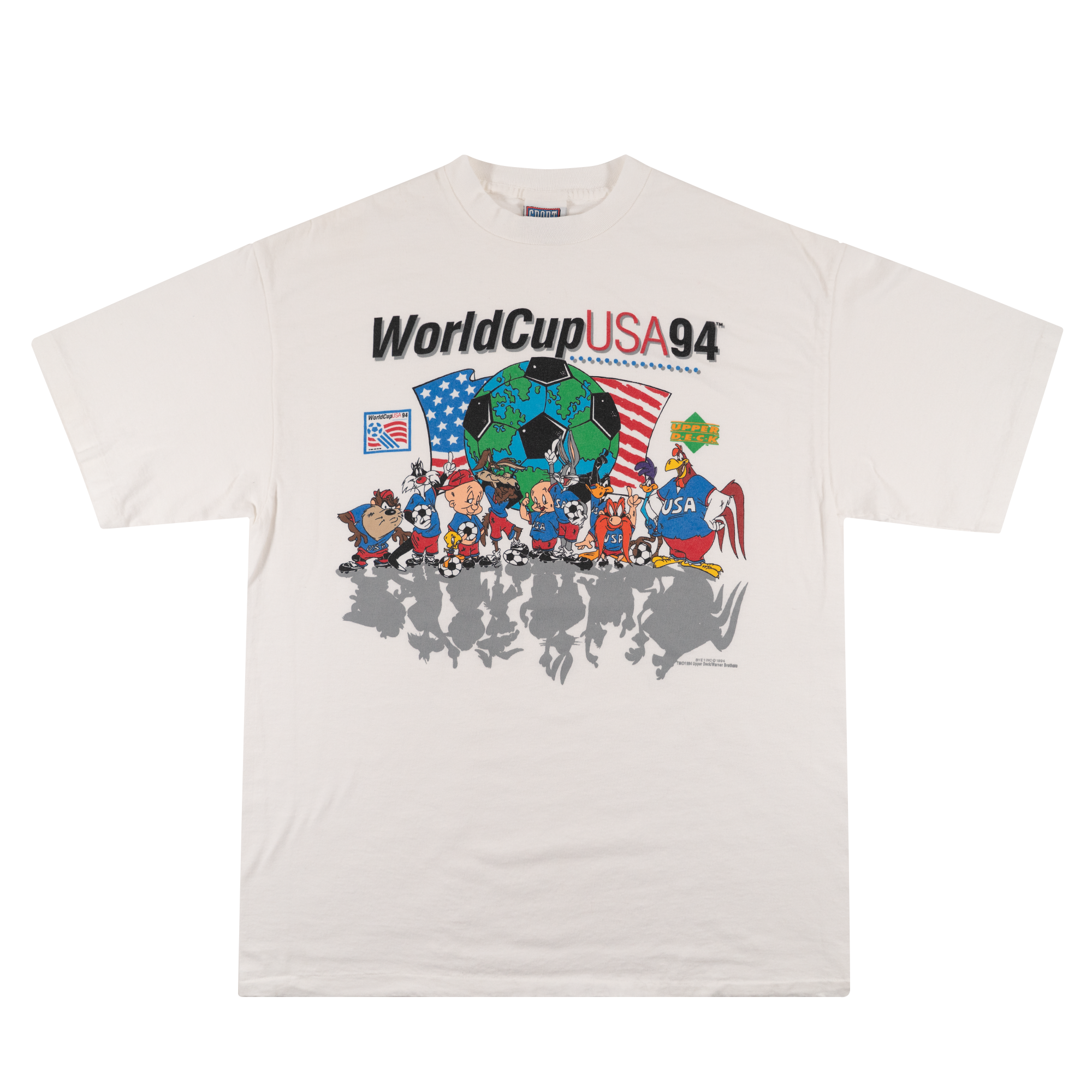 World Cup USA 1994 Looney Tunes Tee White-PLUS