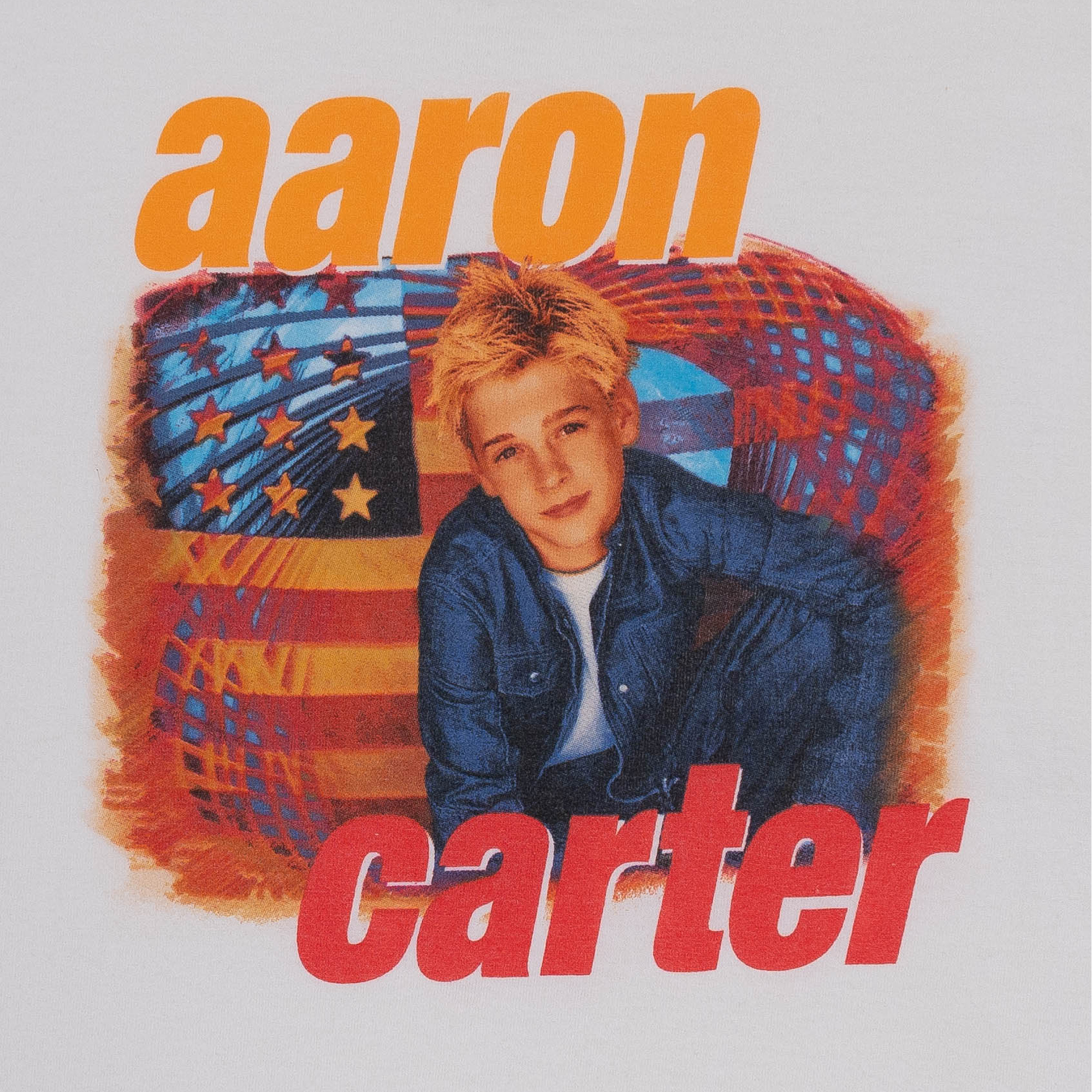 Aaron Carter Tee White-PLUS