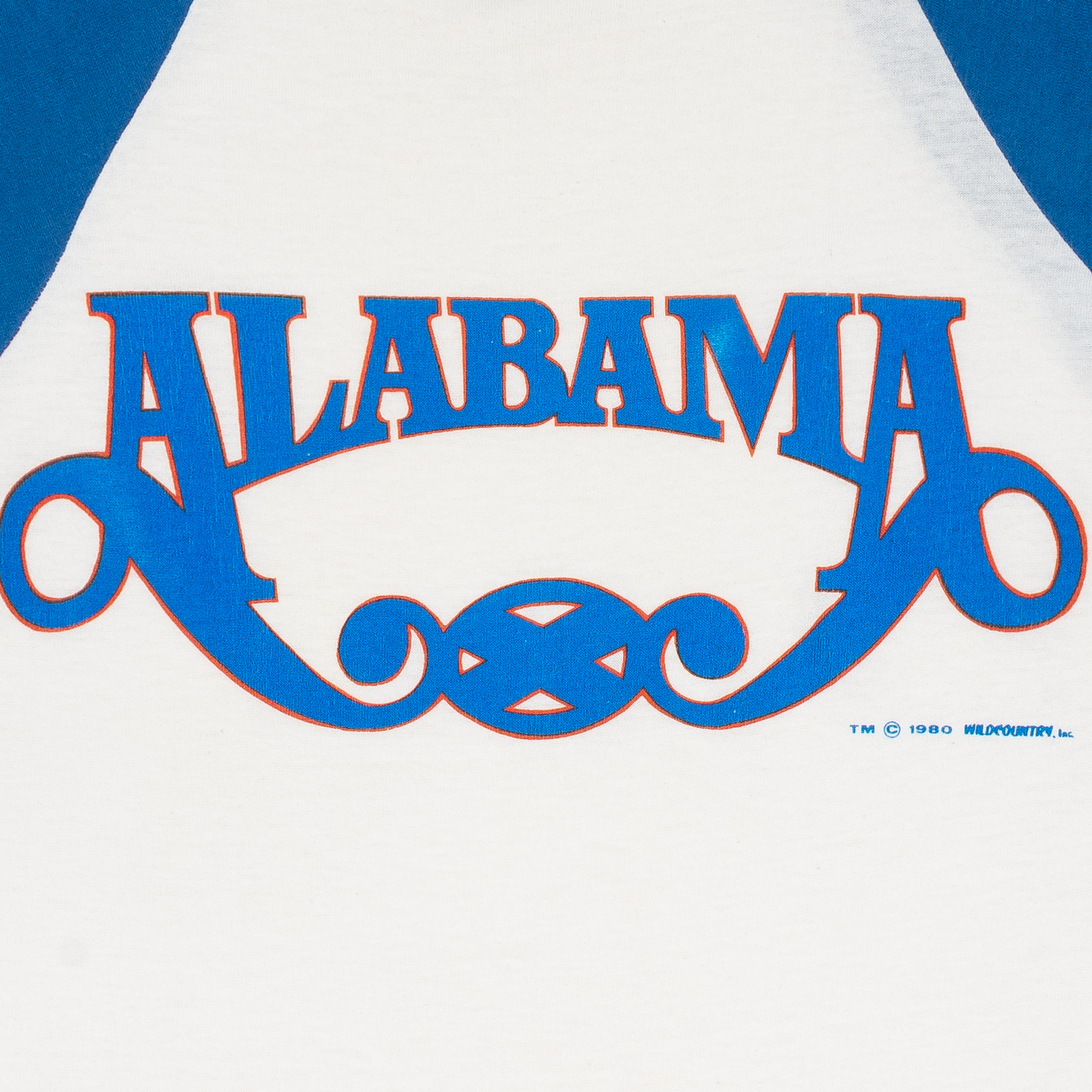 Alabama Two Tone Souvenir 1980 Ringer Tee White-PLUS