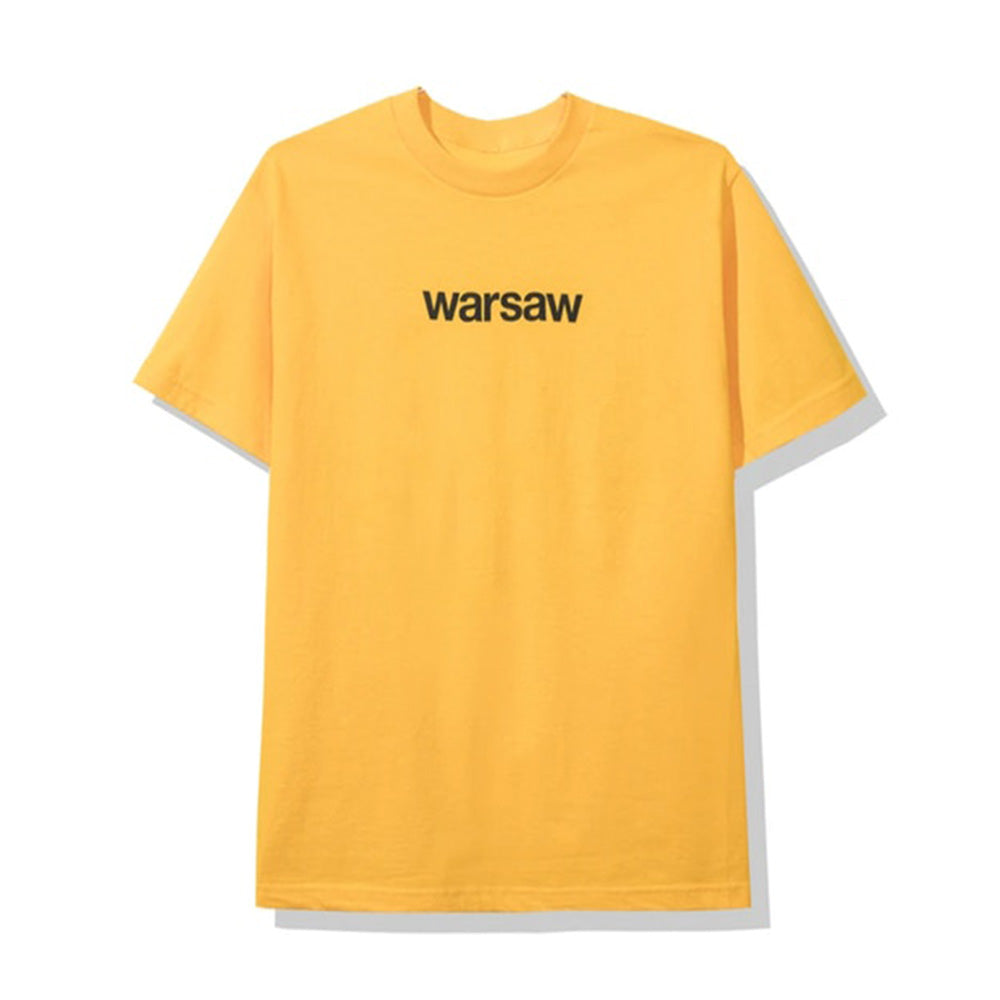Anti Social Social Club Warsaw Tee Yellow-PLUS