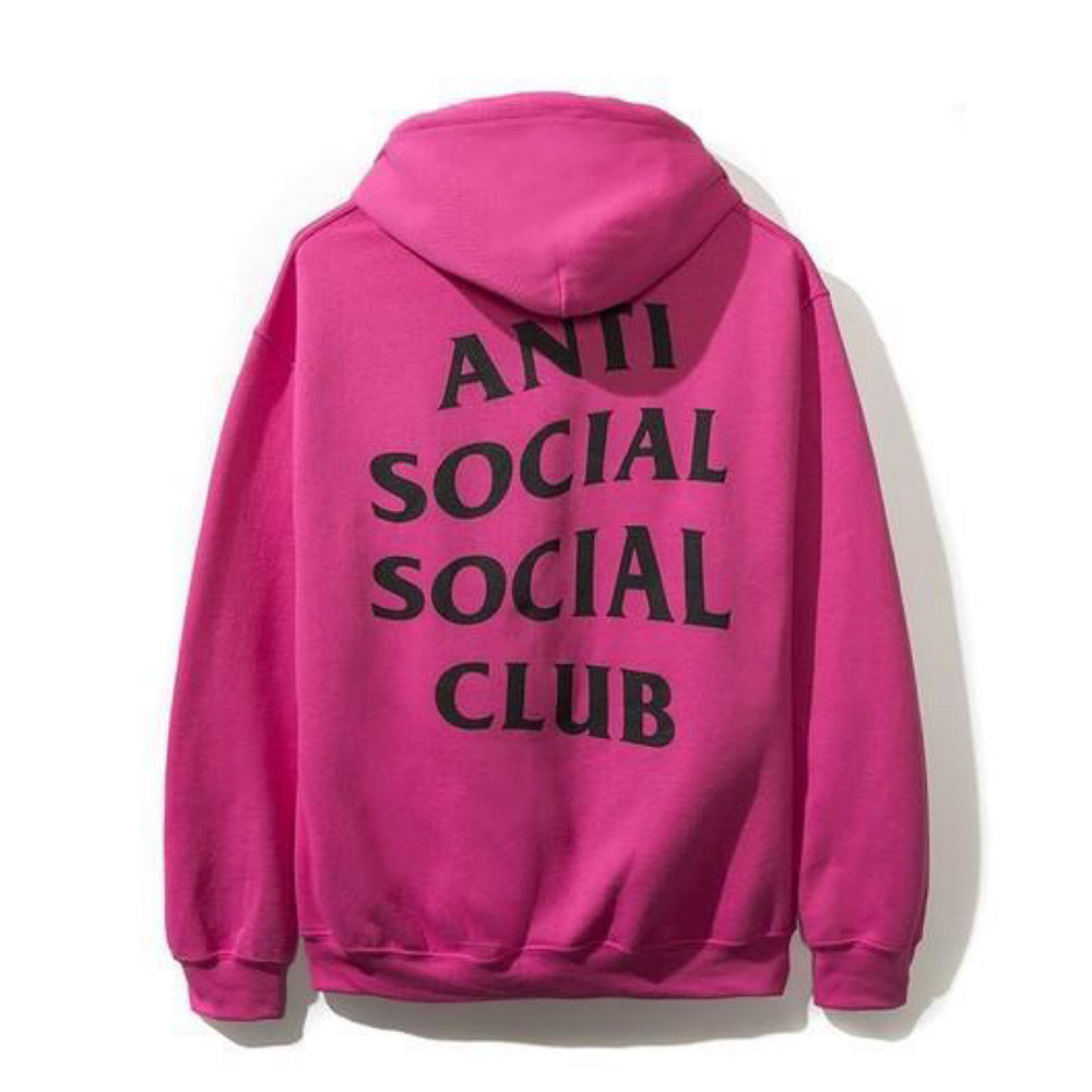 Anti Social Social Club Pay No Mind Hoodie Pink-PLUS