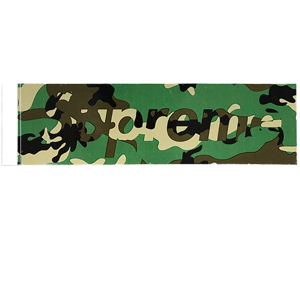 Supreme Green Camo Box Logo Sticker F/W 2020-PLUS