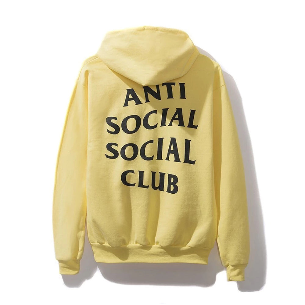 Anti Social Social Club Yelp! Hoodie Yellow-PLUS
