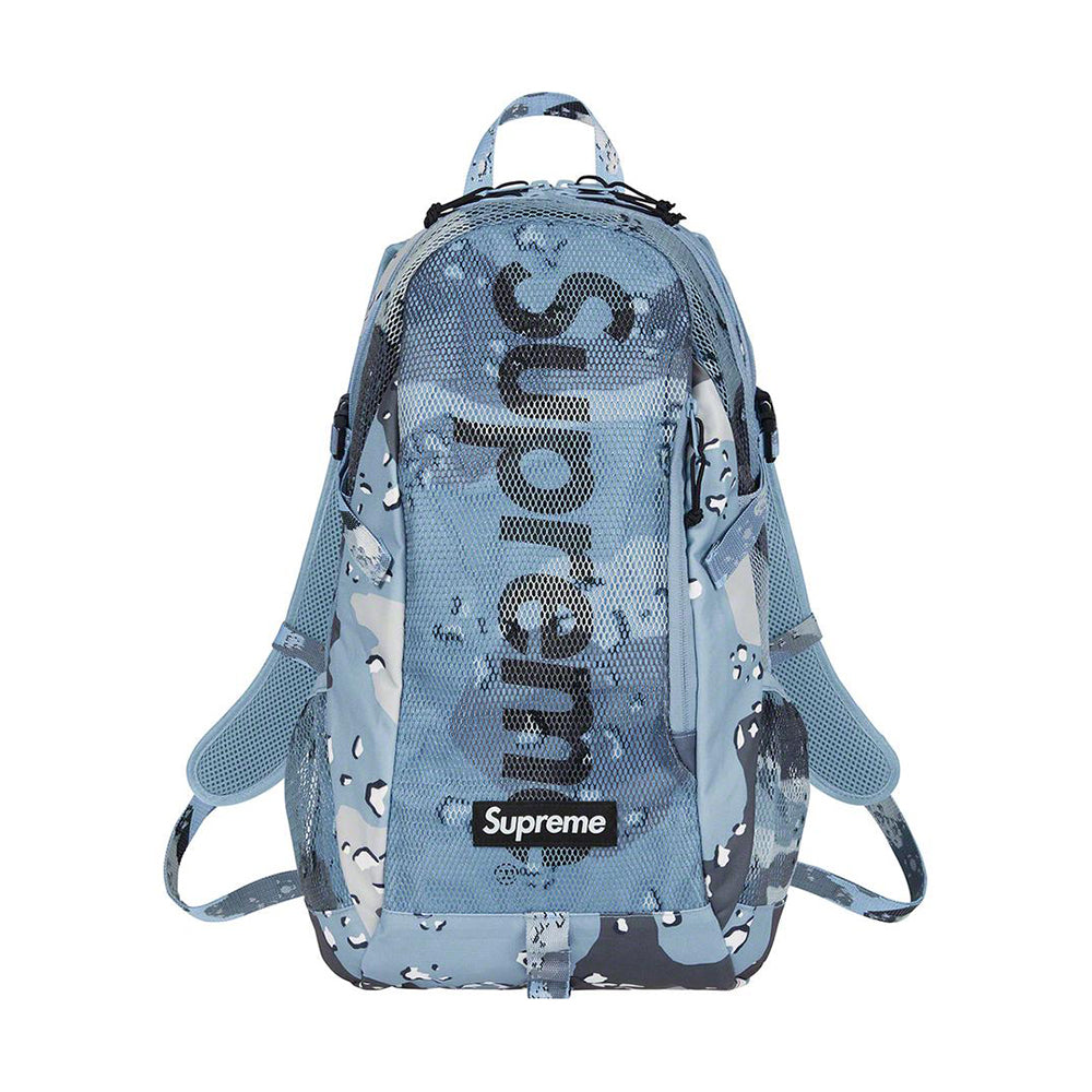 Supreme Backpack (SS20) Blue Chocolate Chip Camo-PLUS