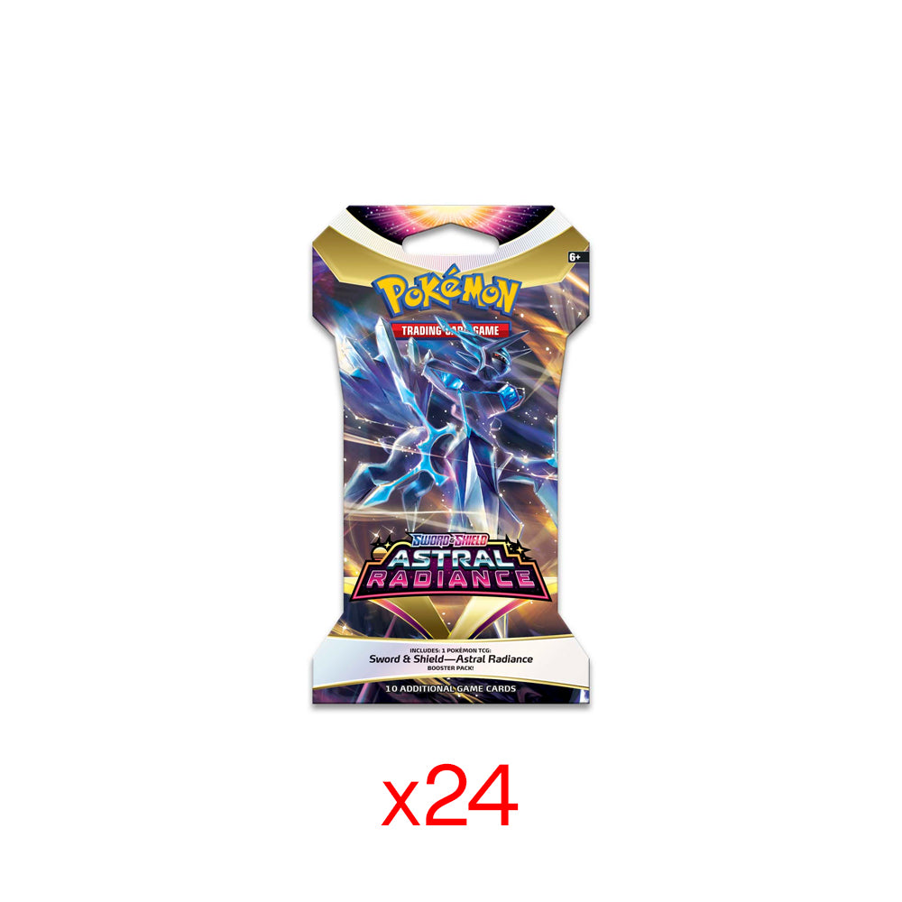 Pokemon Astral Radiance Sleeved Booster Pack - 24 Pack Bundle-PLUS