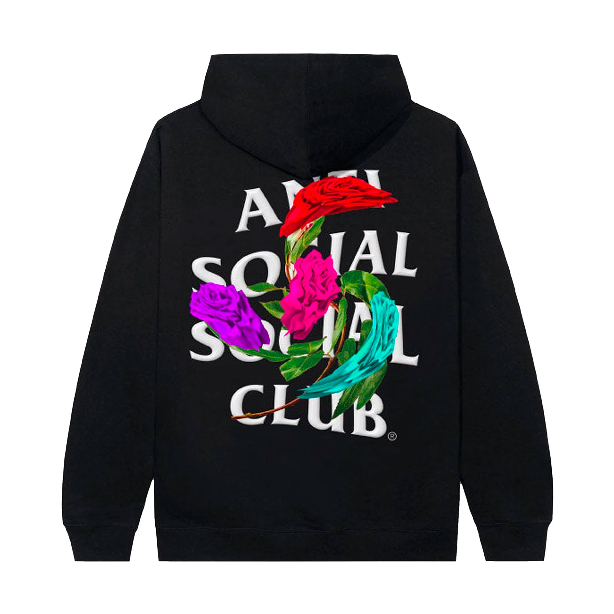 Anti Social Social Club Thorns Hoodie Black-PLUS